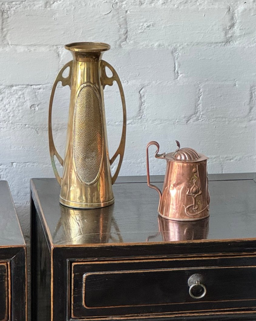 Collection of Copper and Brass Vessels