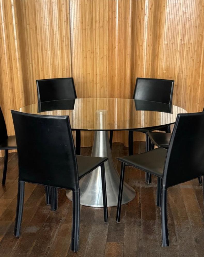Vintage Table attributed to Mangiarotti for Baleri