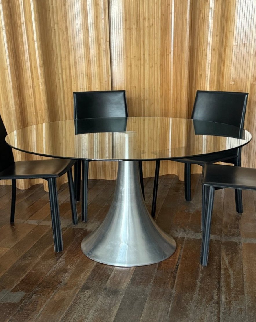 Vintage Table attributed to Mangiarotti for Baleri