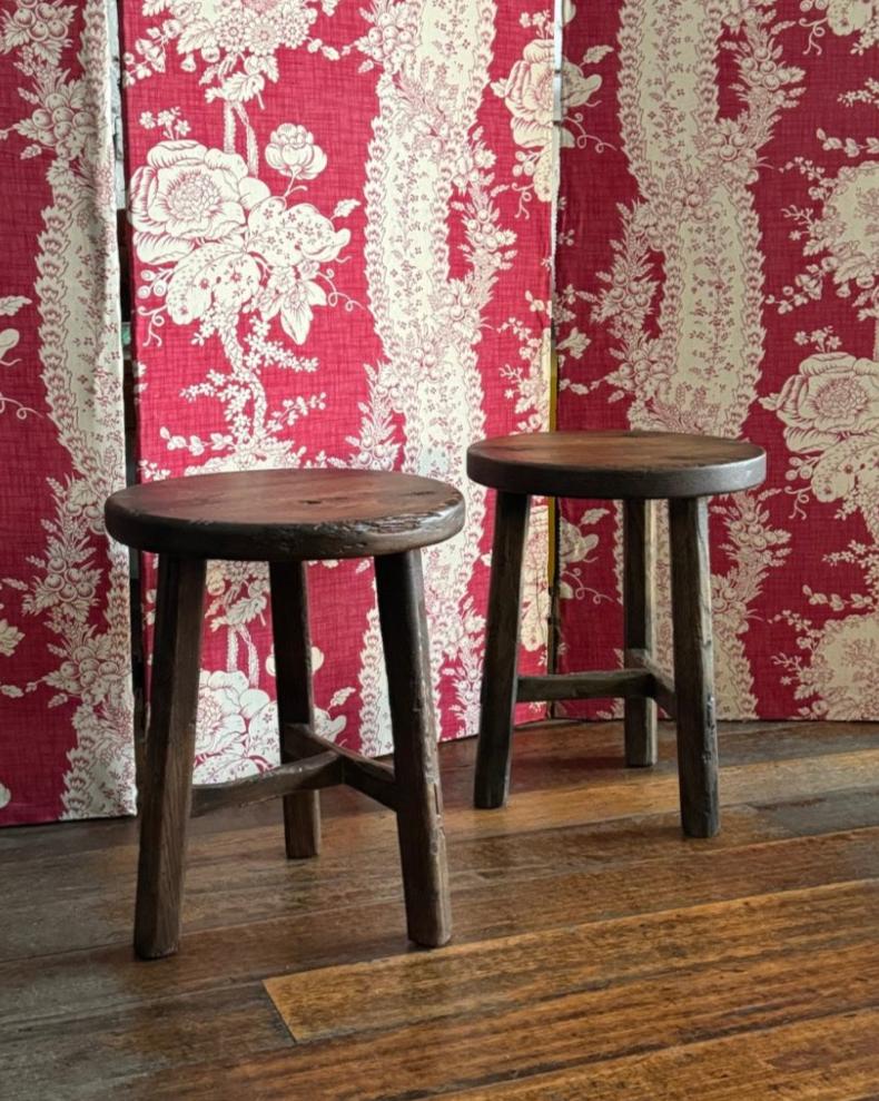 Oak Milking Stool