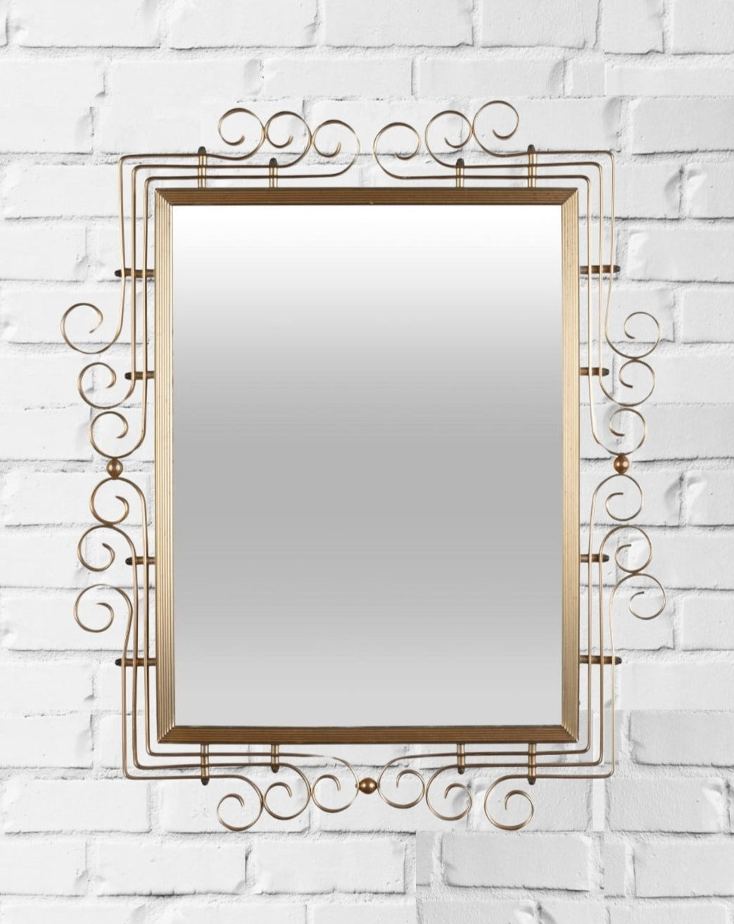 Wrought Iron Mirror