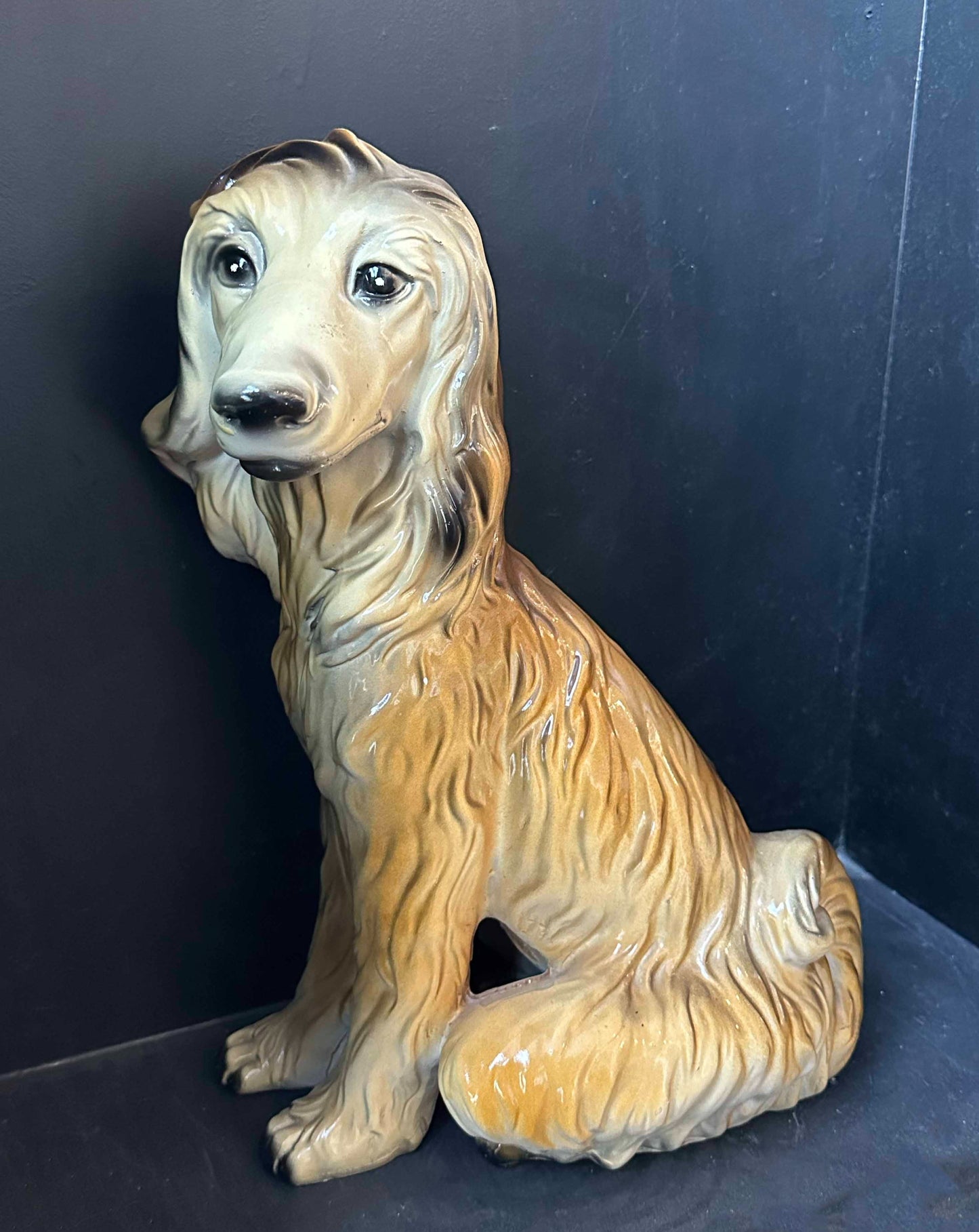 Vintage Ceramic Afghan Hound