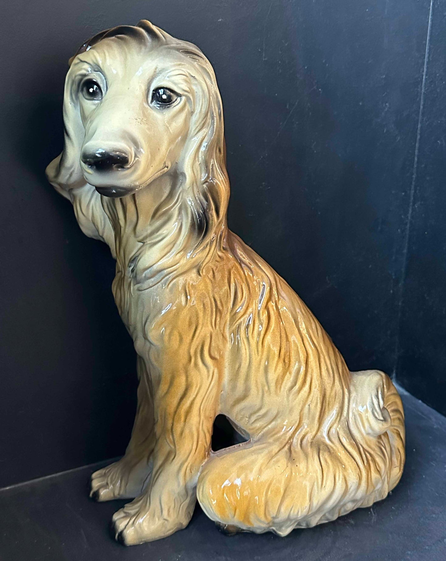 Vintage Ceramic Afghan Hound