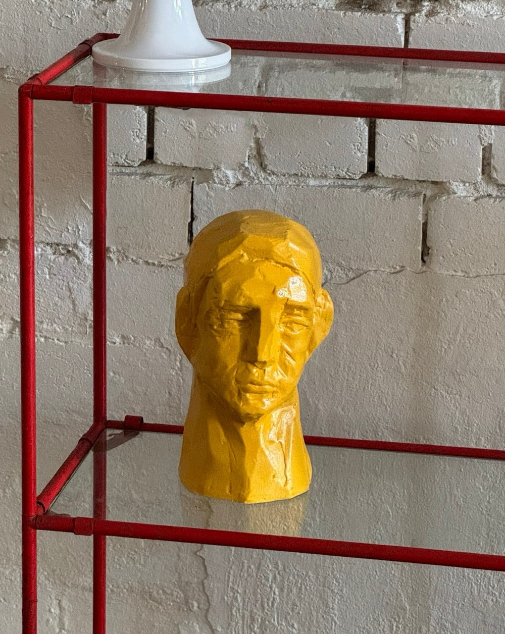 Yellow Head Sculpture