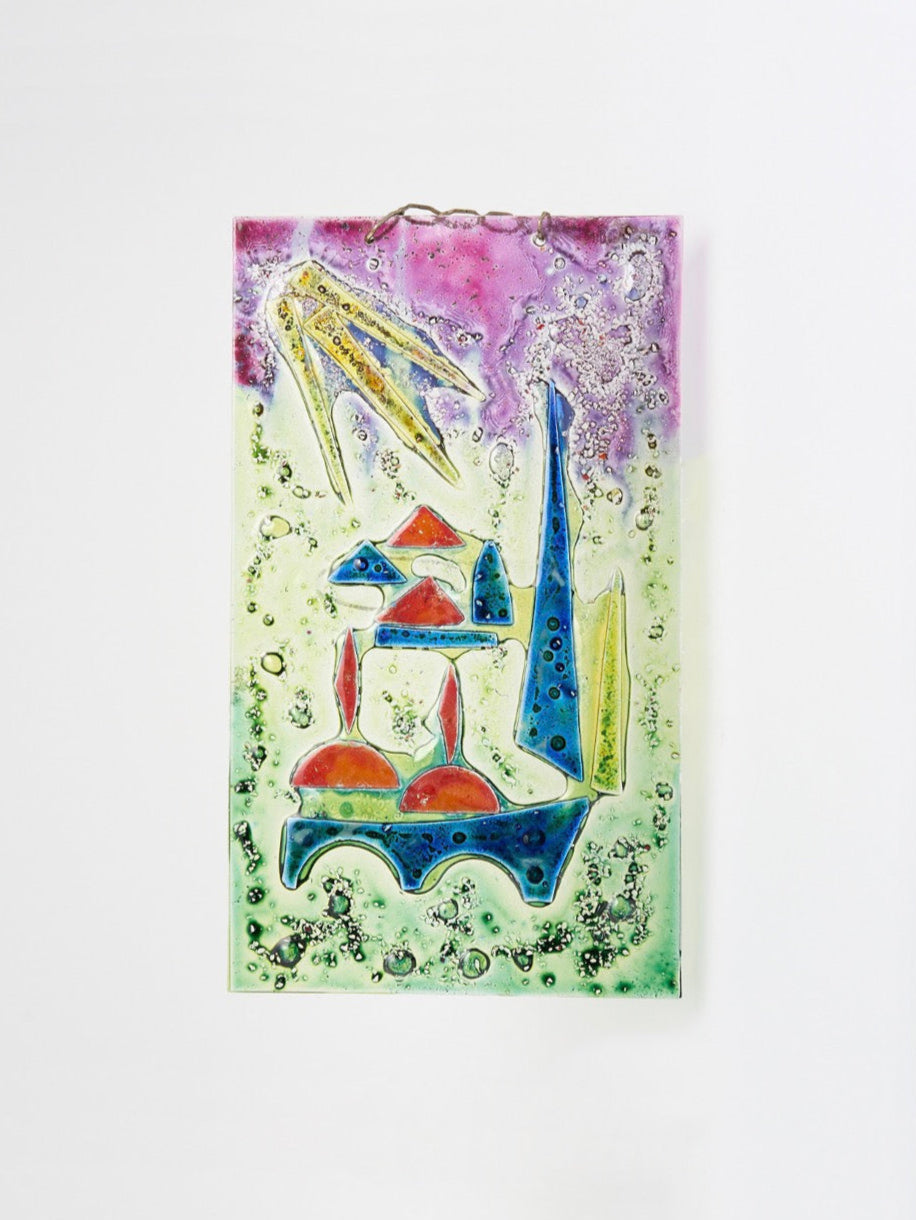 Abstract Stained Glass Panel