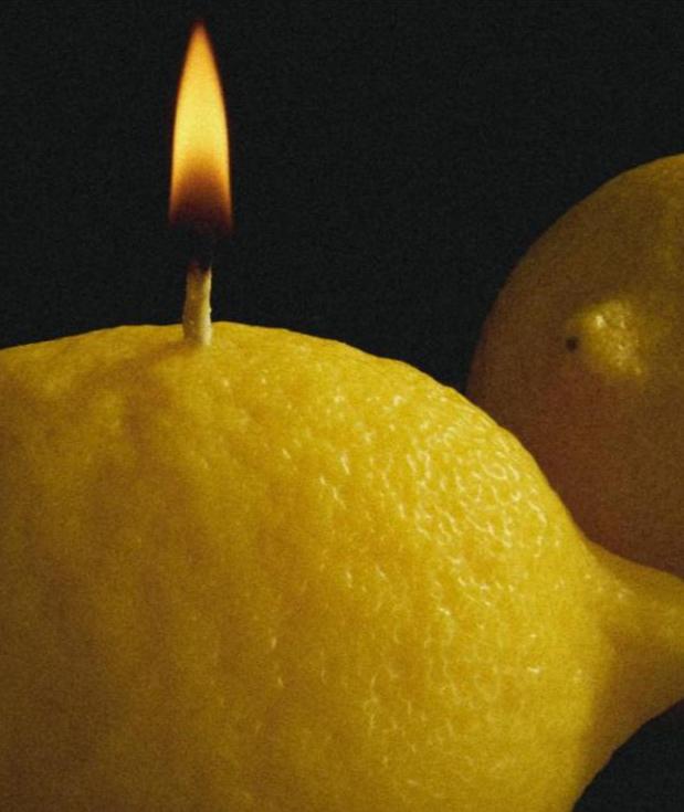 Scented Lemon Candle by Nonna’s Grocer