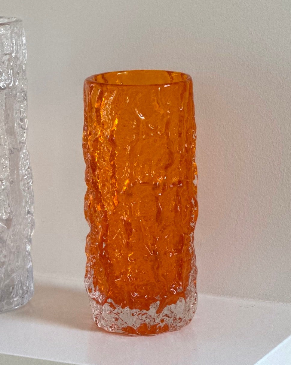 Whitefriars Tangerine Bark High Ball Vase