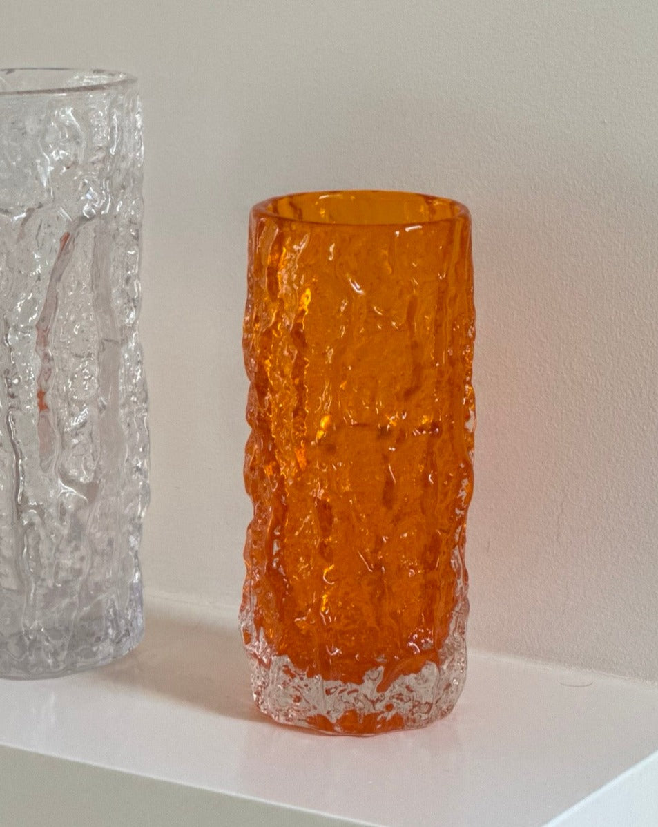 Whitefriars Tangerine Bark High Ball Vase