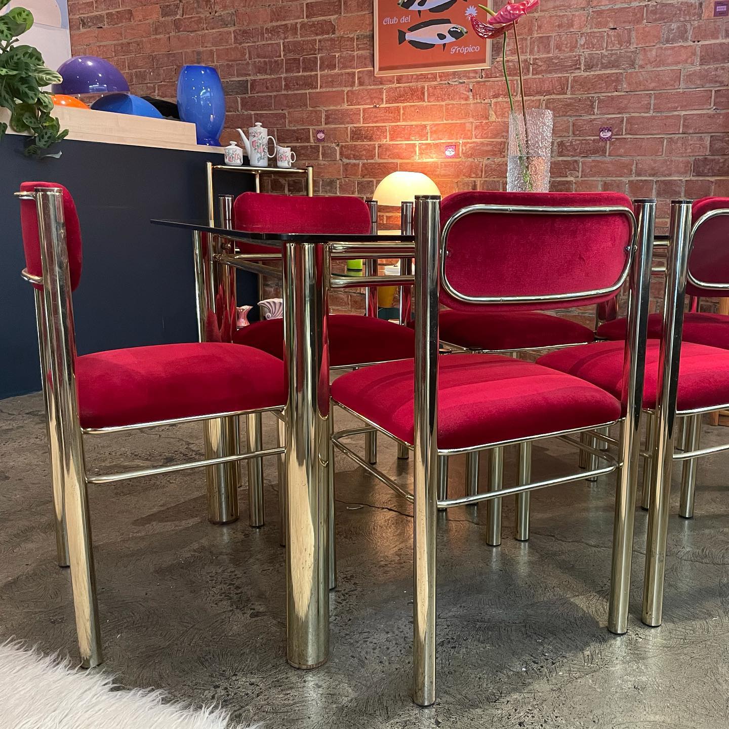 Hollywood Regency Dining Set