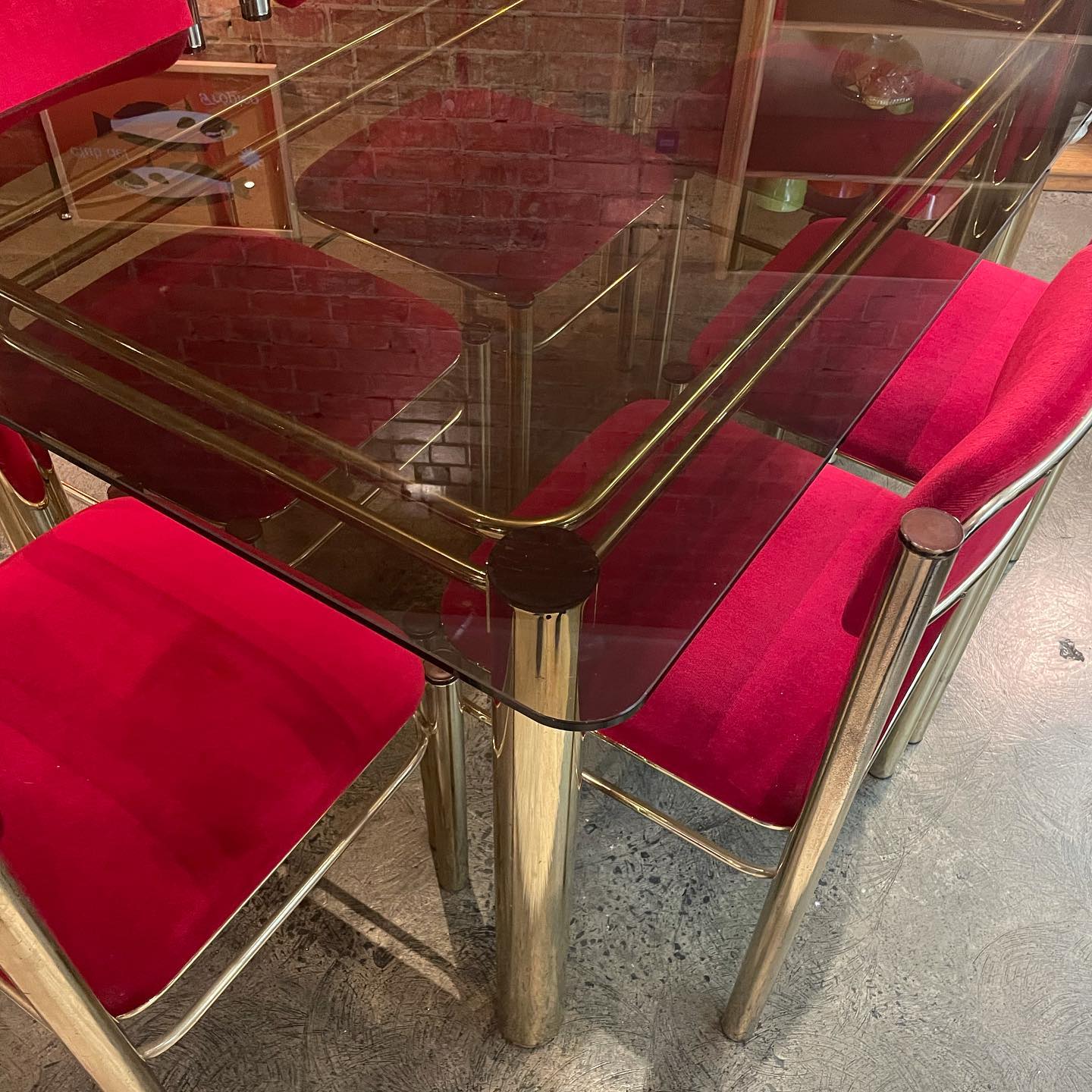 Hollywood Regency Dining Set
