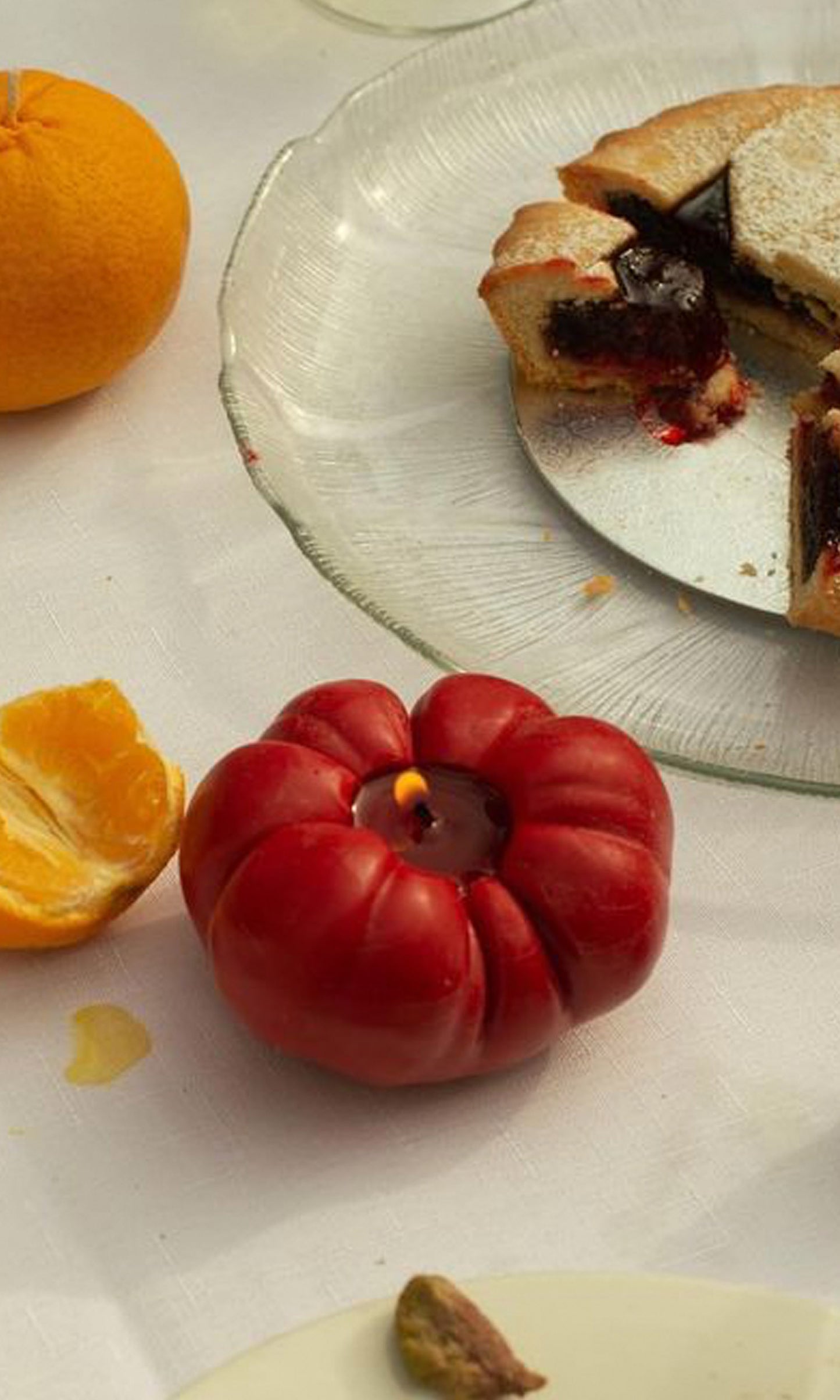 Large Tomato Candle by Nonna’s Grocer