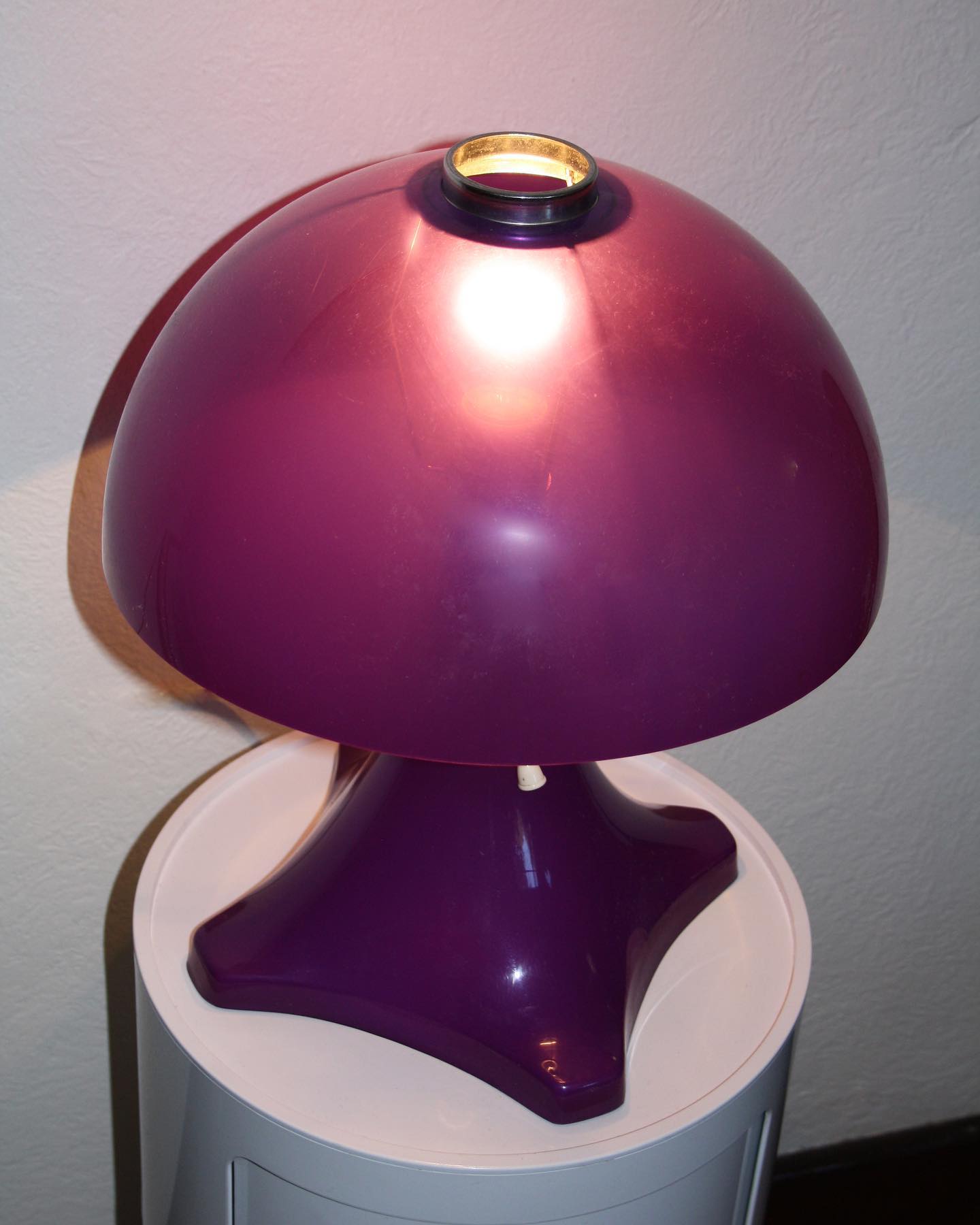 Purple quadruped Mushroom Lamp