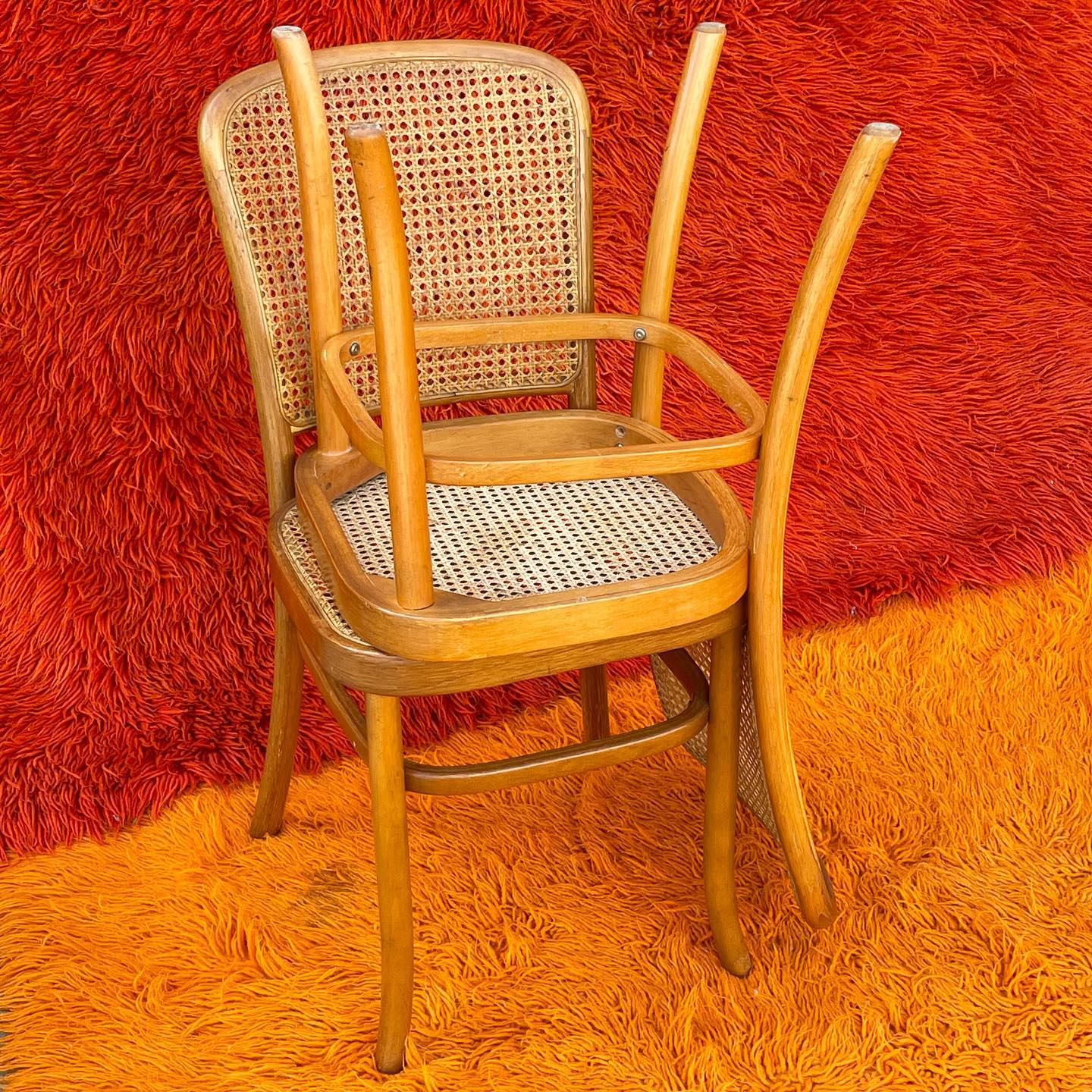 Bentwood Rattan Chairs
