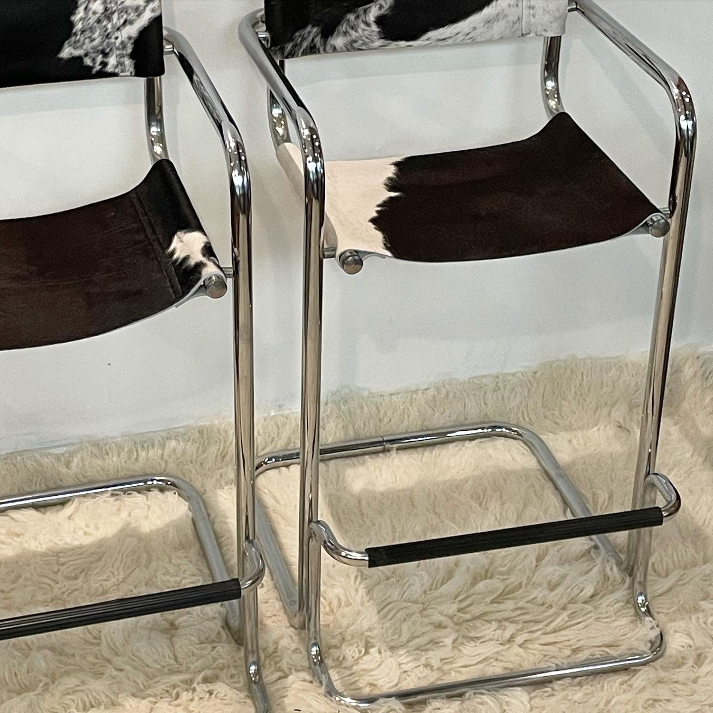 Cowhide Bar Stools