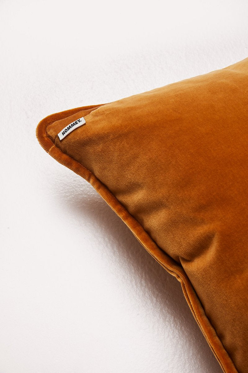 Velvet Cushion - Toffee