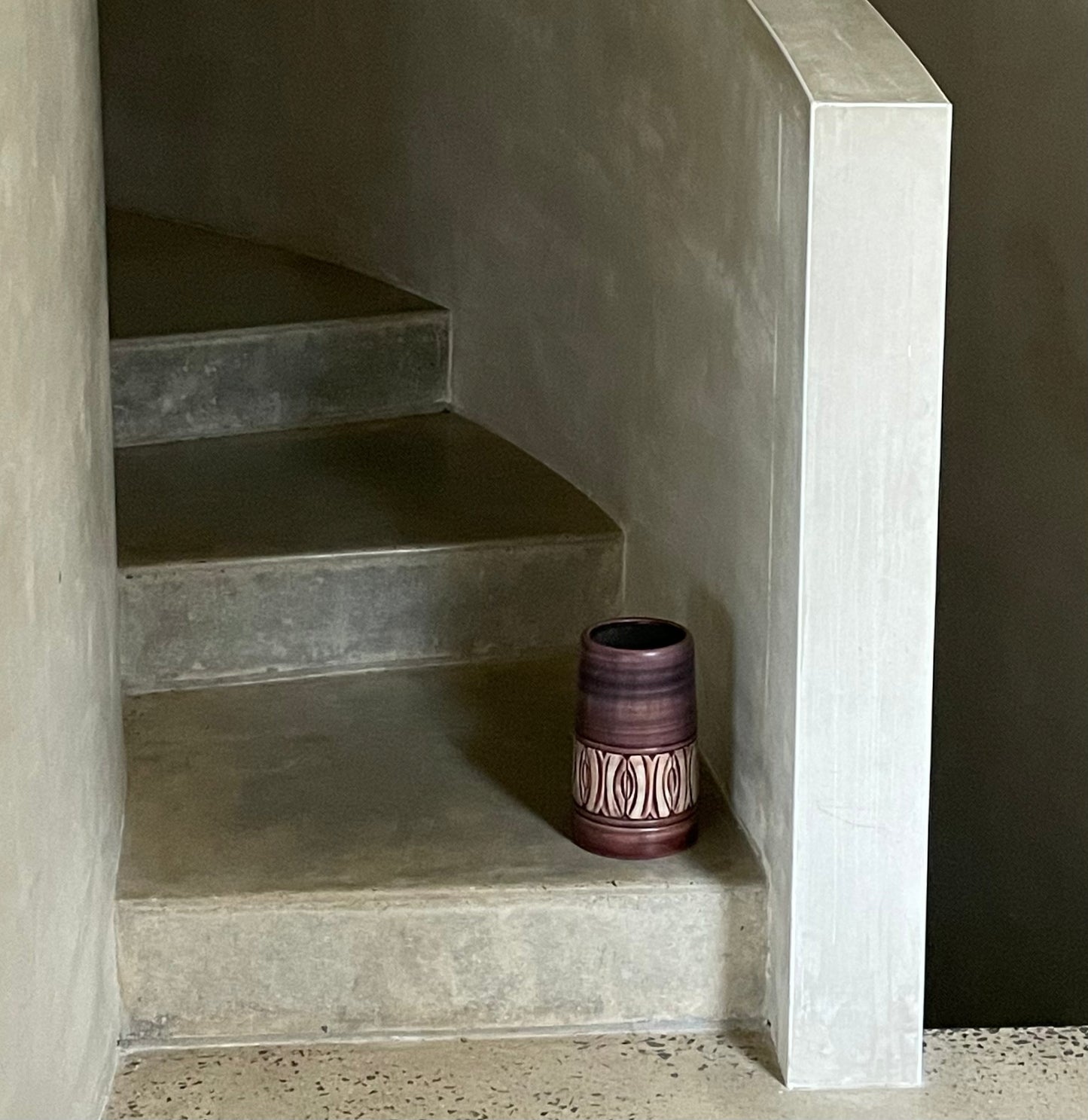 Glazed Earthenware Vase