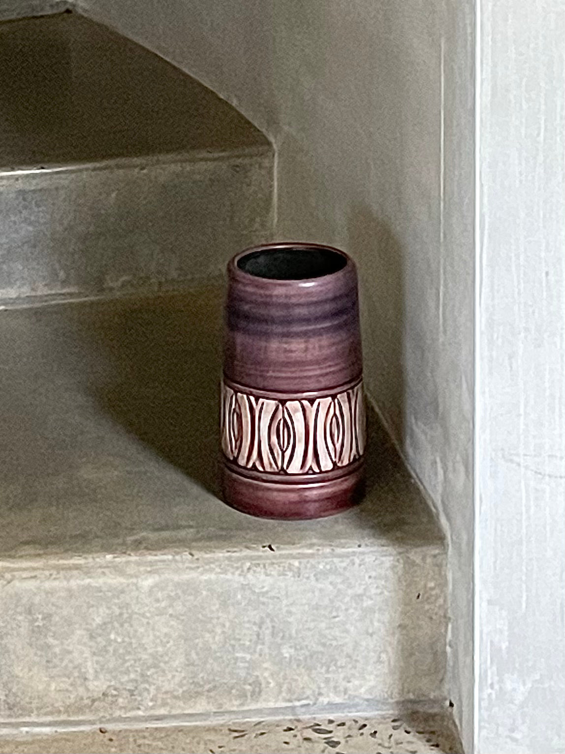 Glazed Earthenware Vase
