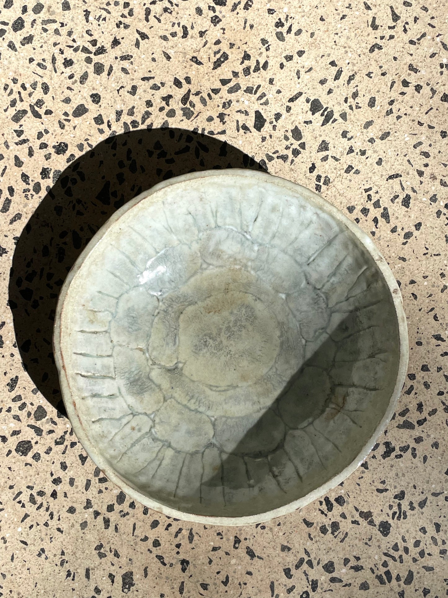 Cream Glazed Earthenware Bowl
