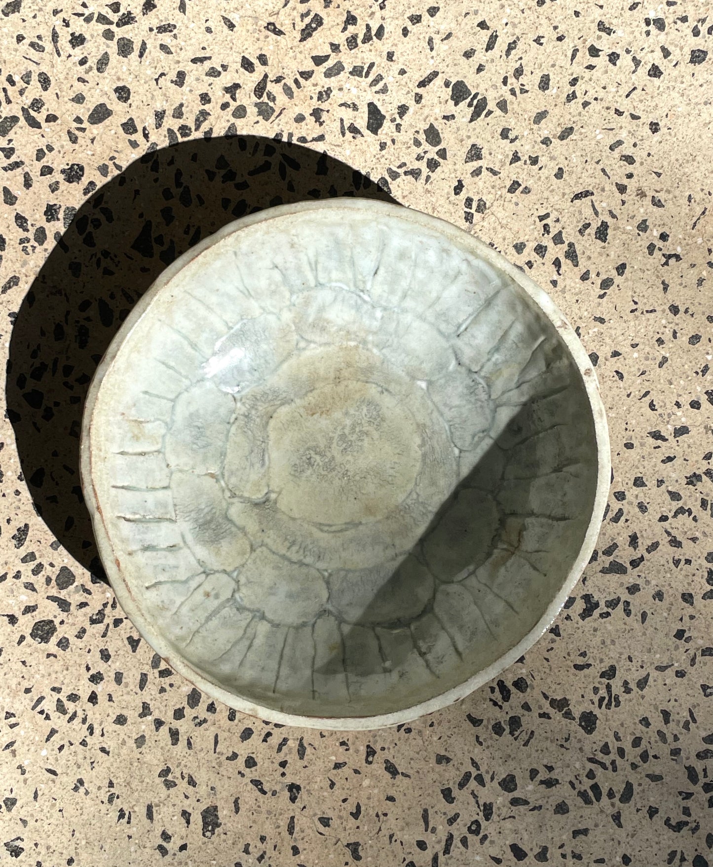Cream Glazed Earthenware Bowl
