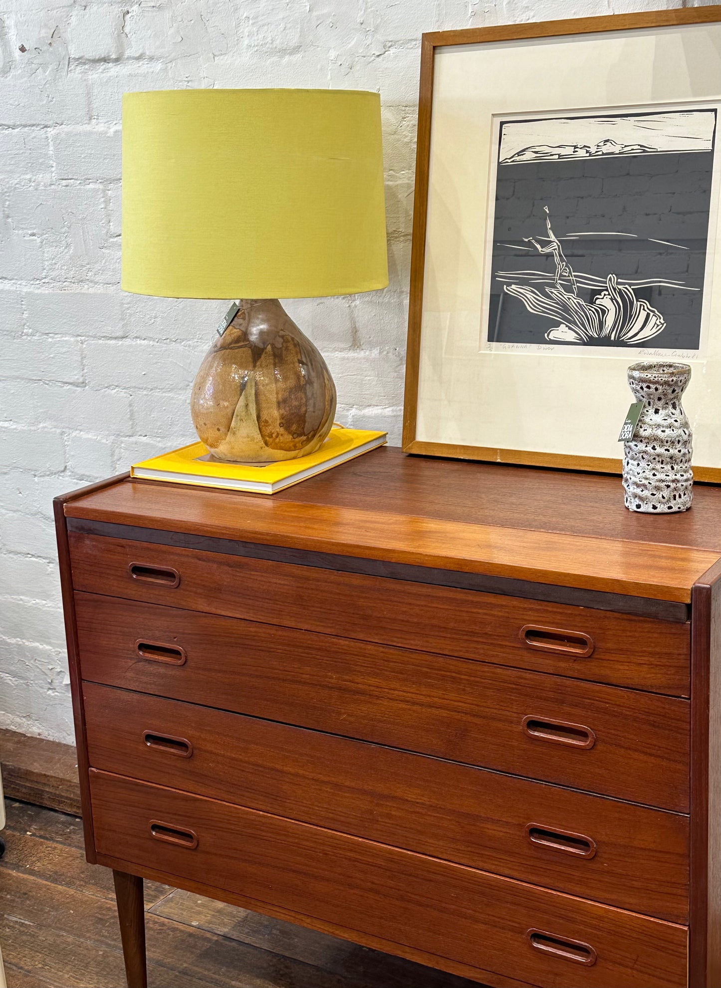 Mid Century Ceramic Lamp
