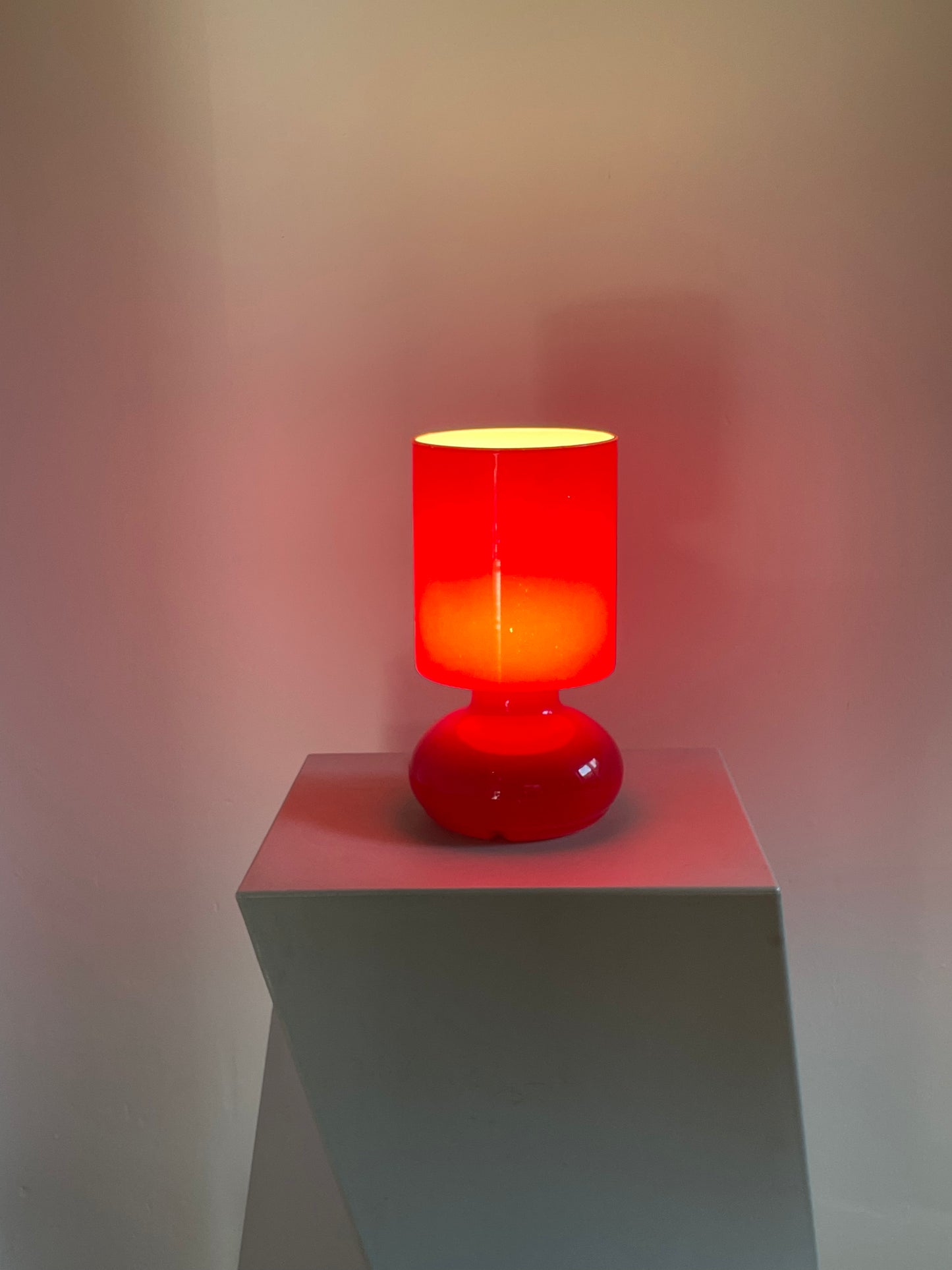Vintage IKEA Lykta Lamp in Red