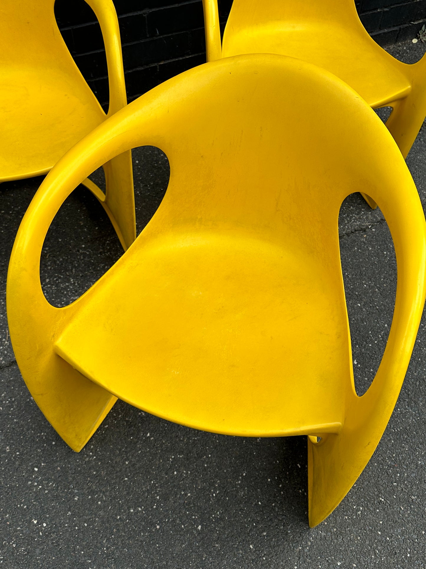 2 Yellow Casala Chairs