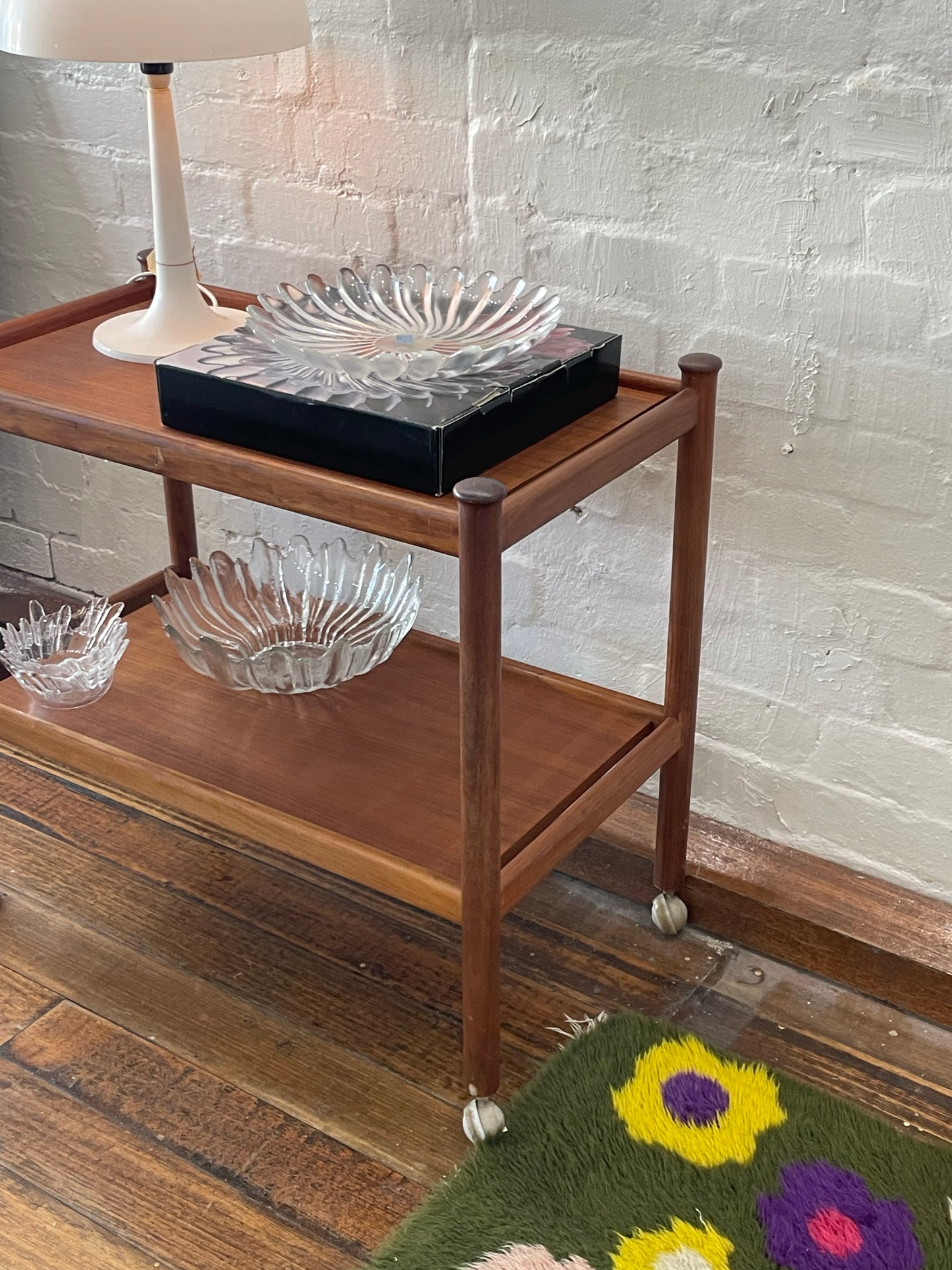 Teak Bar Trolley