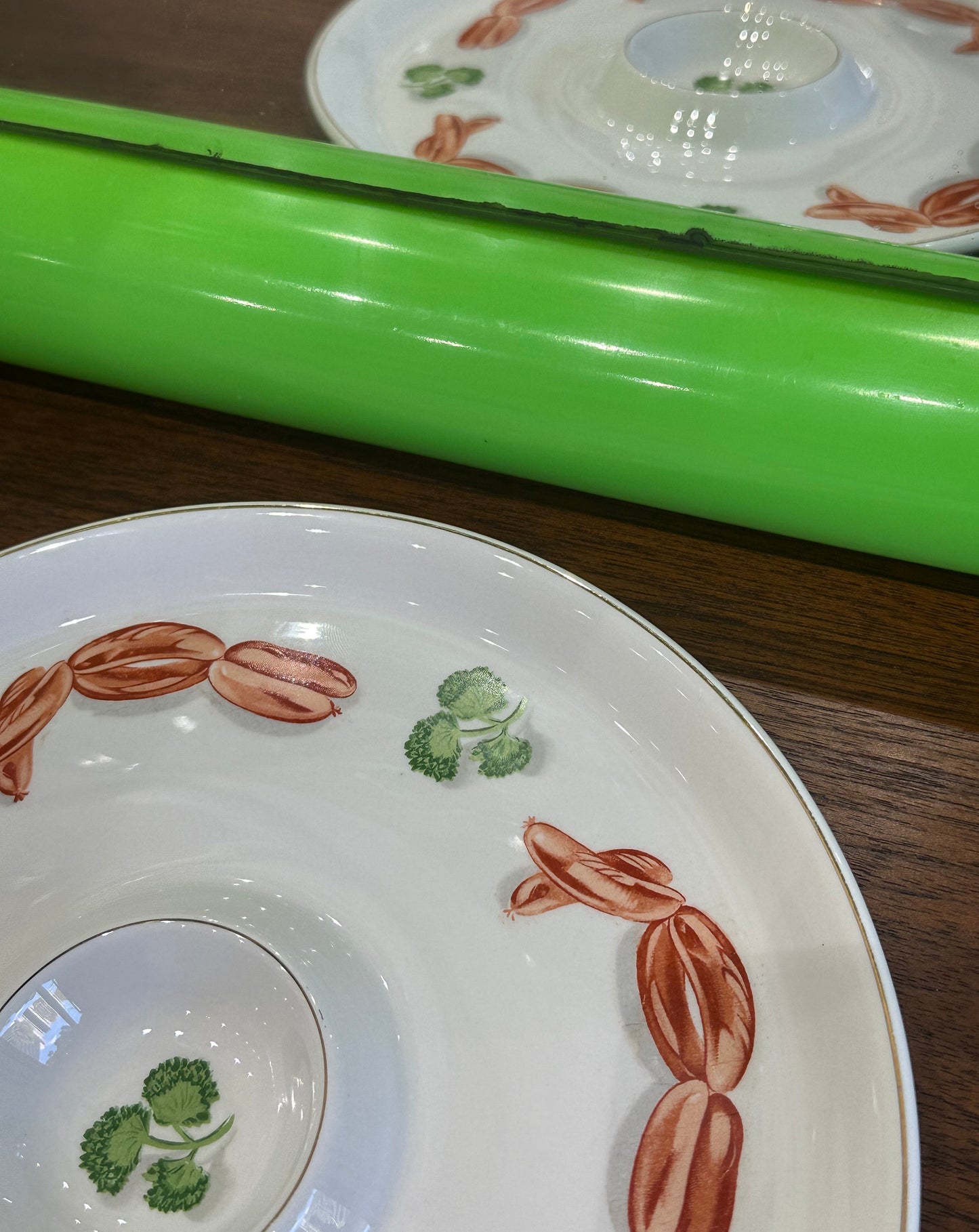 Vintage World's Finest Ironstone Ovenproof Dipping Plate
