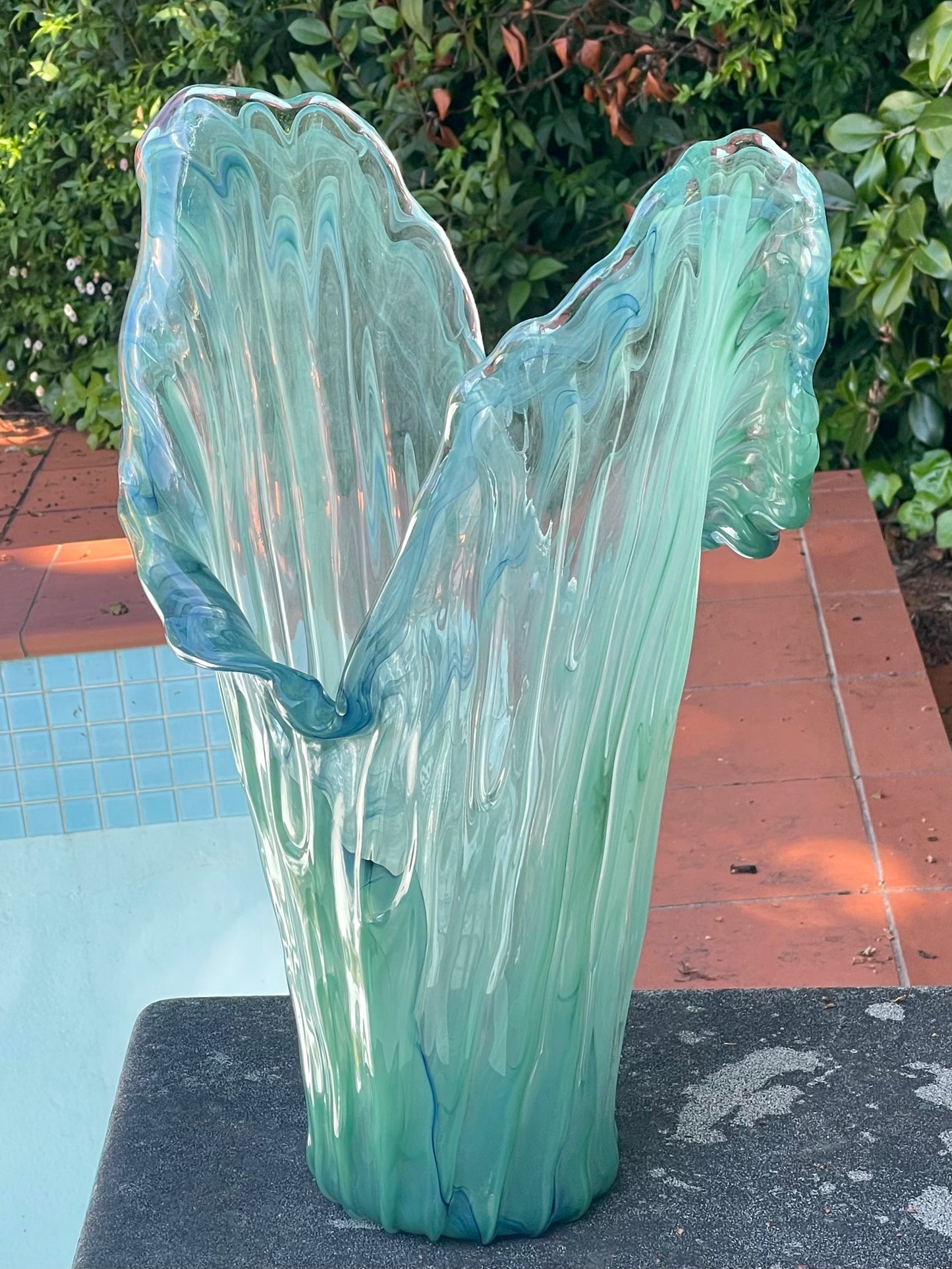 Large Italian Murano Glass Vase
