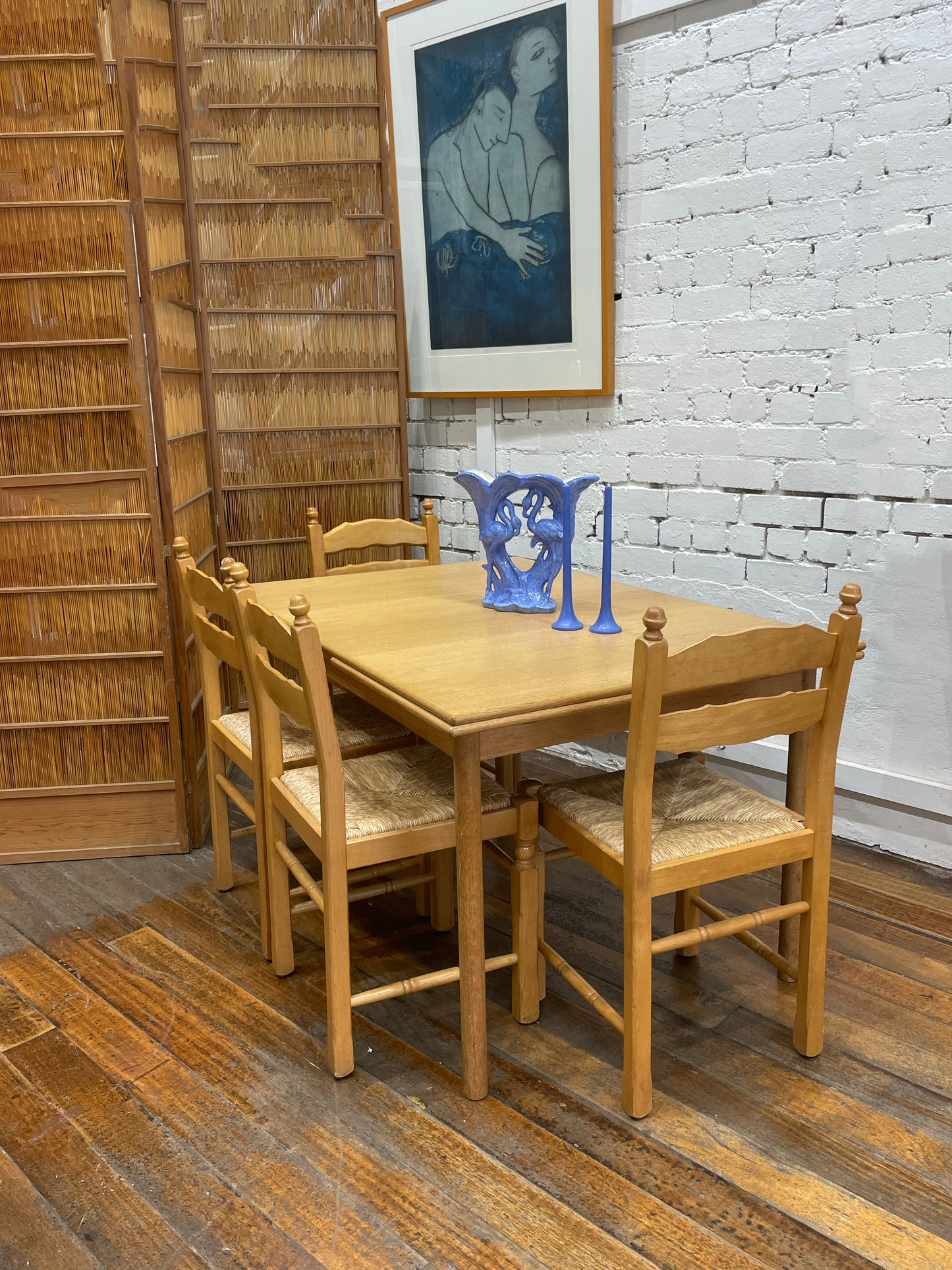 Scandinavian Oak Dining Set