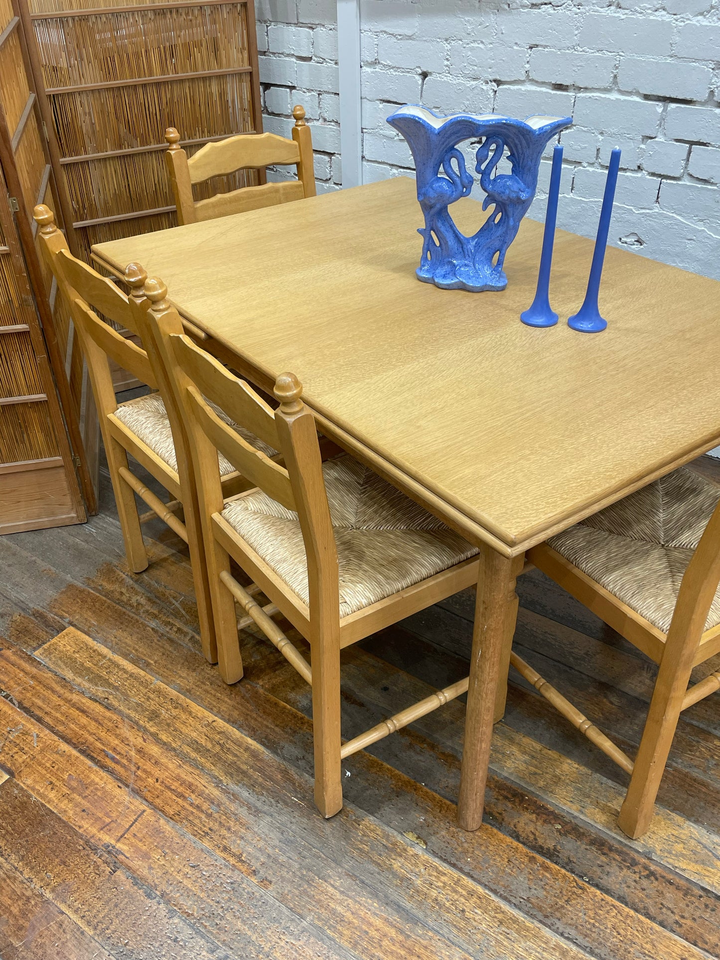 Scandinavian Oak Dining Set