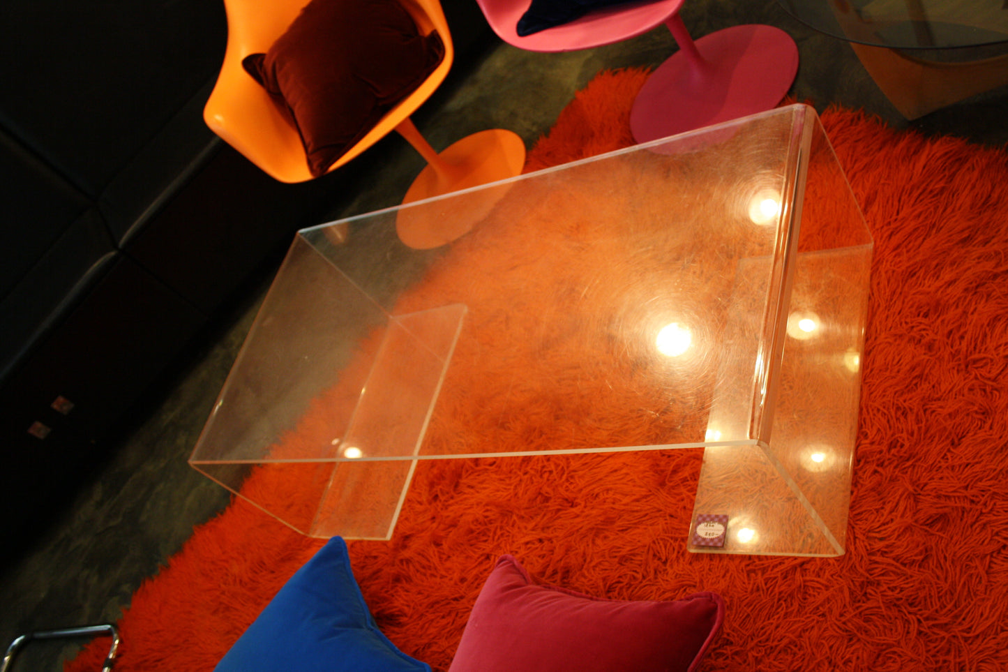 Vintage IKEA Perspex Coffee Table