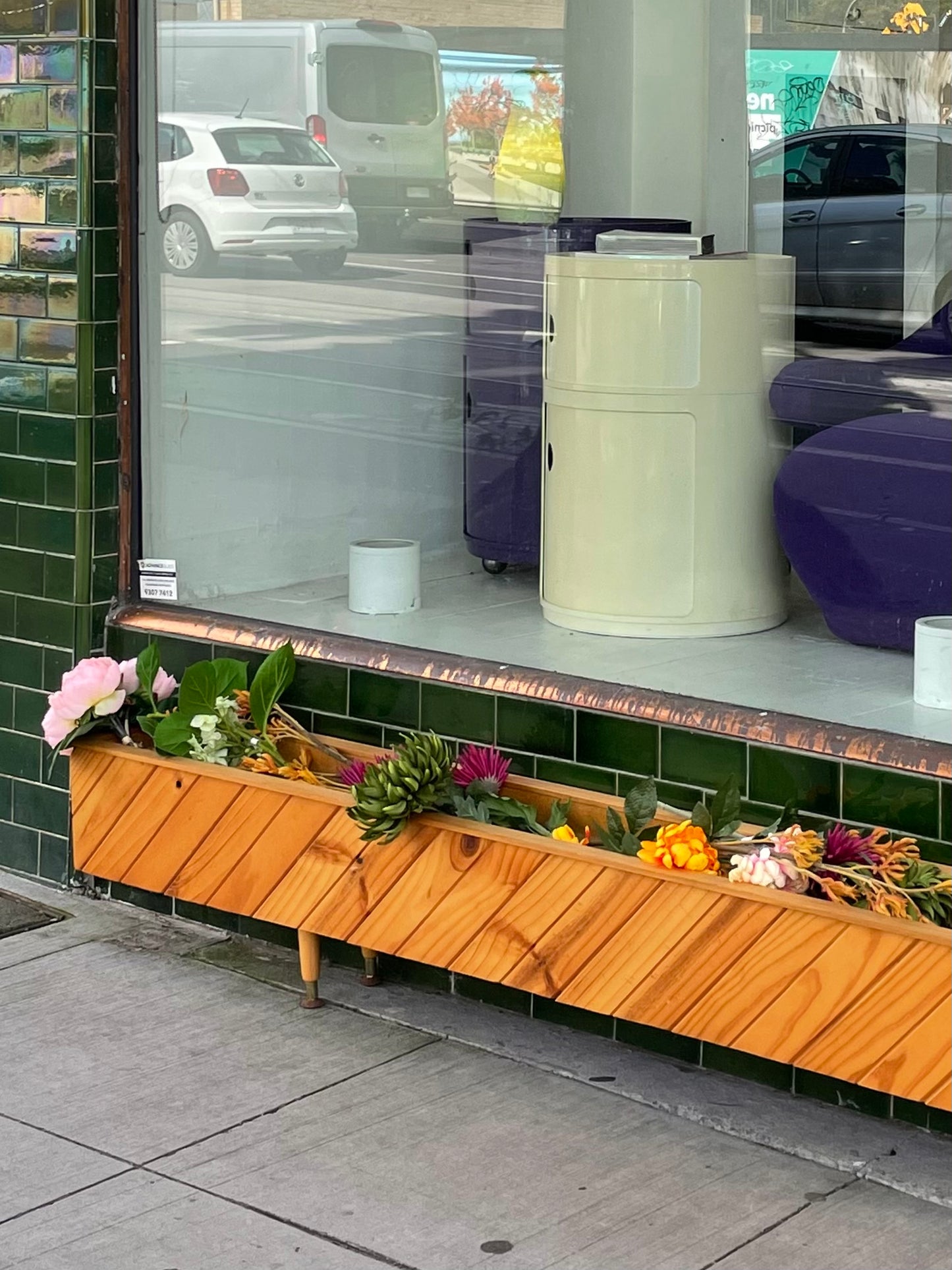 Large Mid Century Planter Box