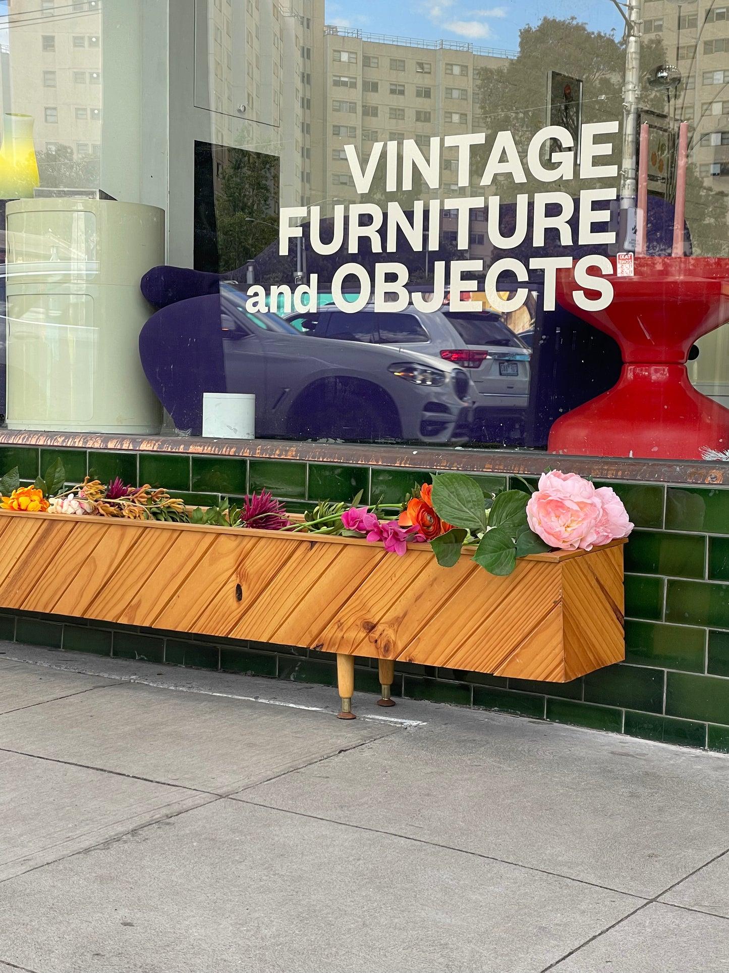 Large Mid Century Planter Box