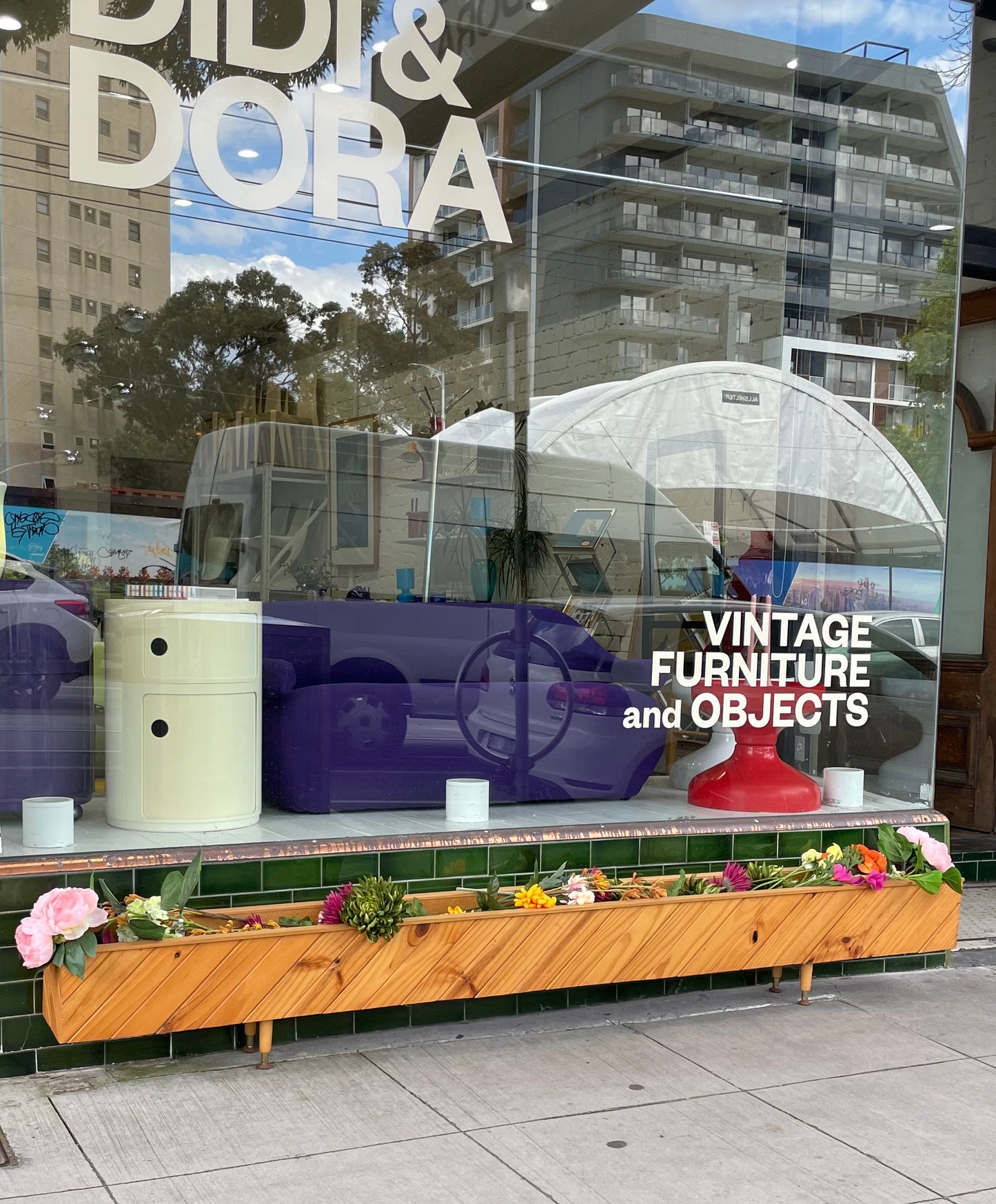 Large Mid Century Planter Box
