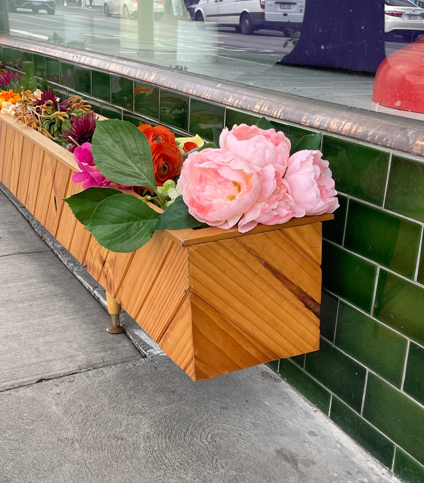Large Mid Century Planter Box