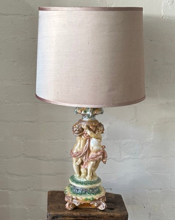 20th Century Cherub Lamps