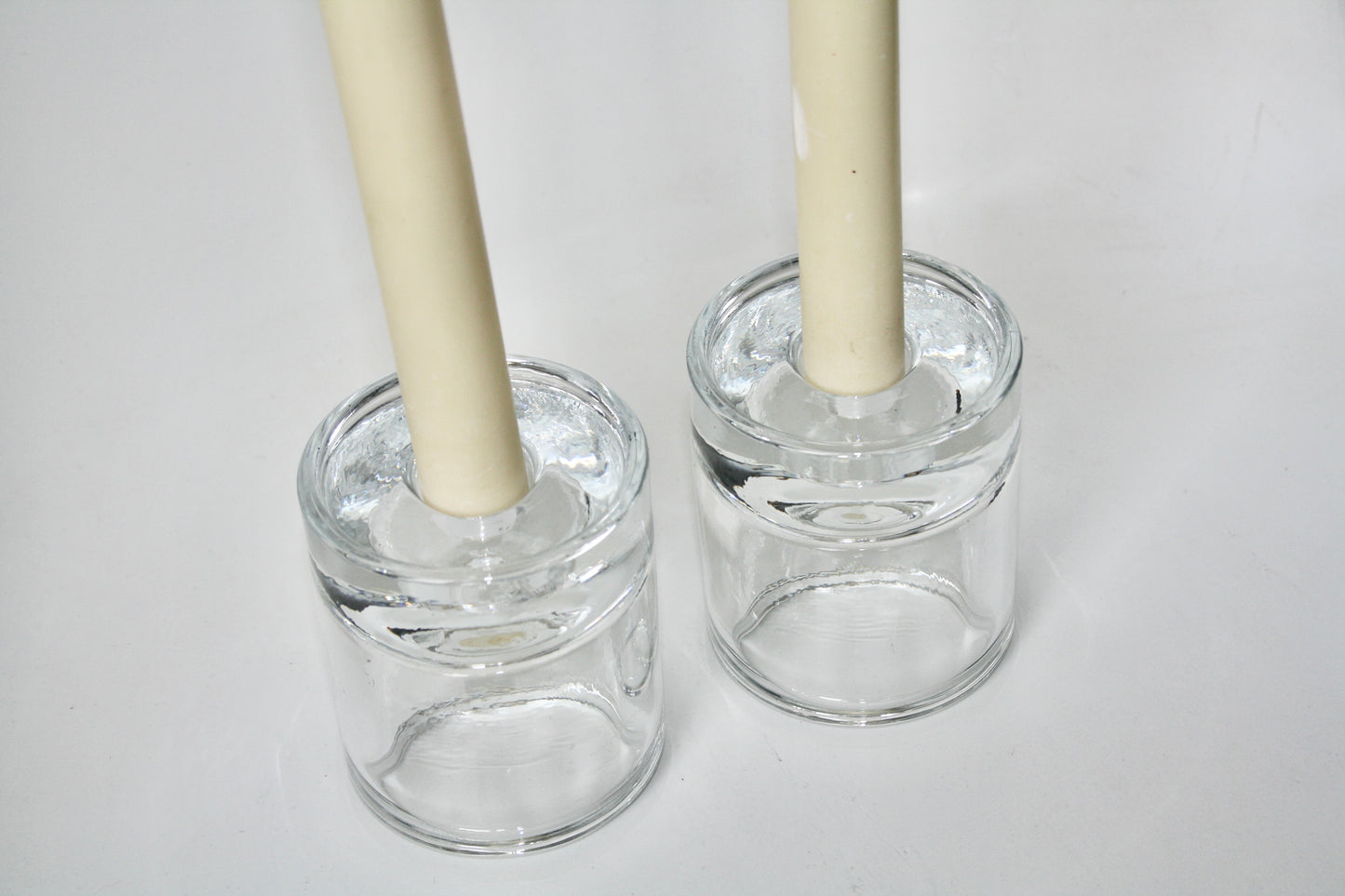 Heavy Glass Candlestick/Tea light candle holder