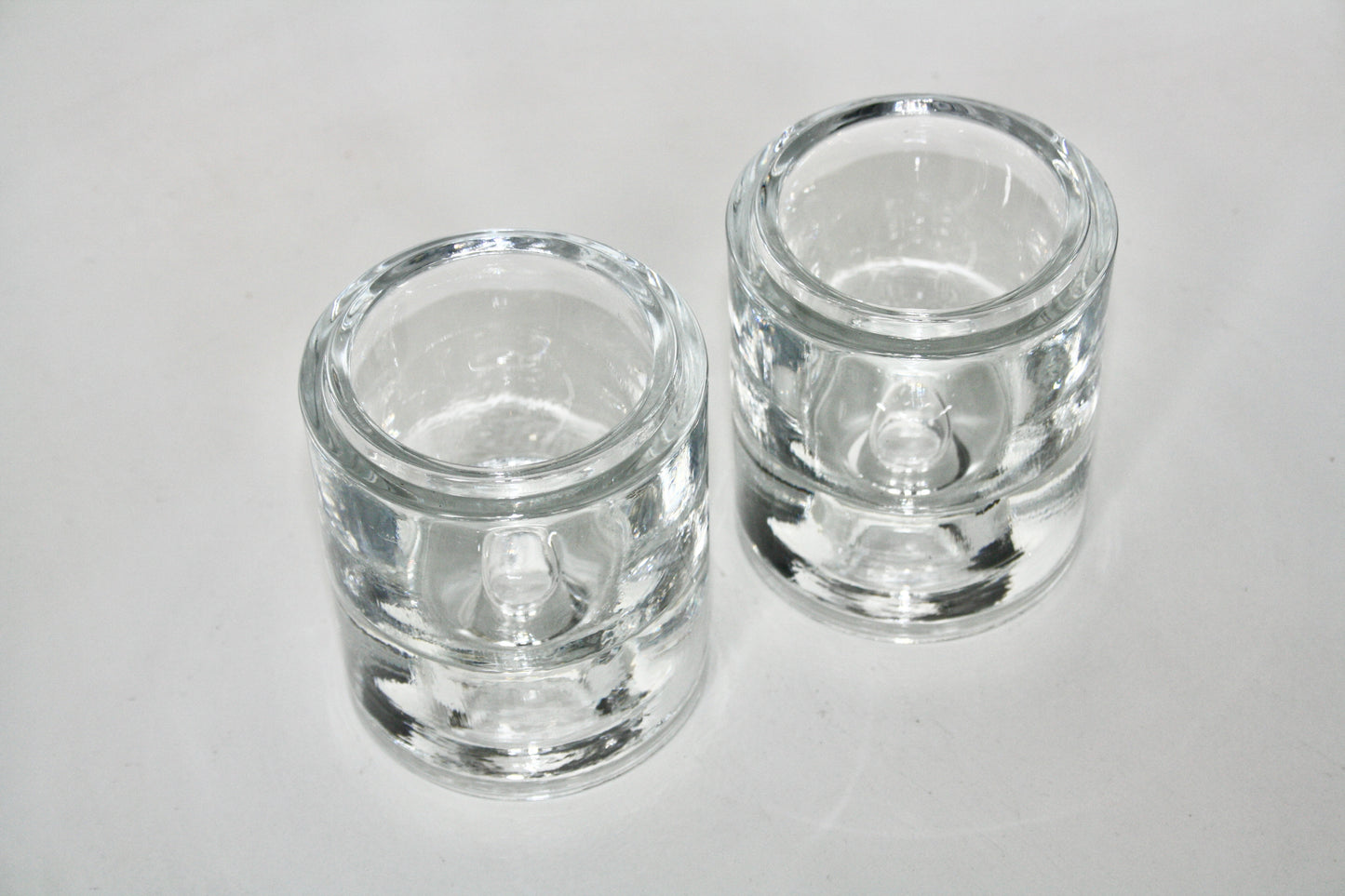 Heavy Glass Candlestick/Tea light candle holder