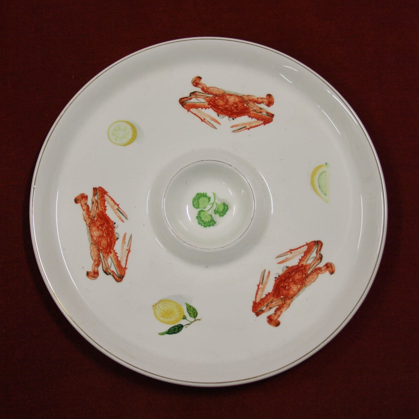 Vintage World's Finest Ironstone Ovenproof Dipping Plate