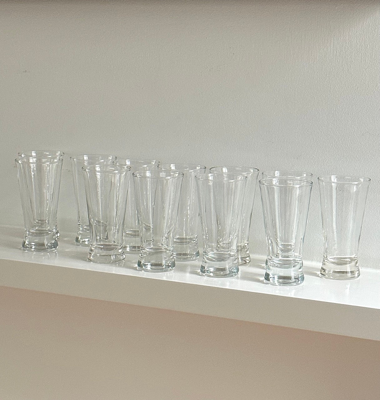 Set of 6 Wide Stem Glasses