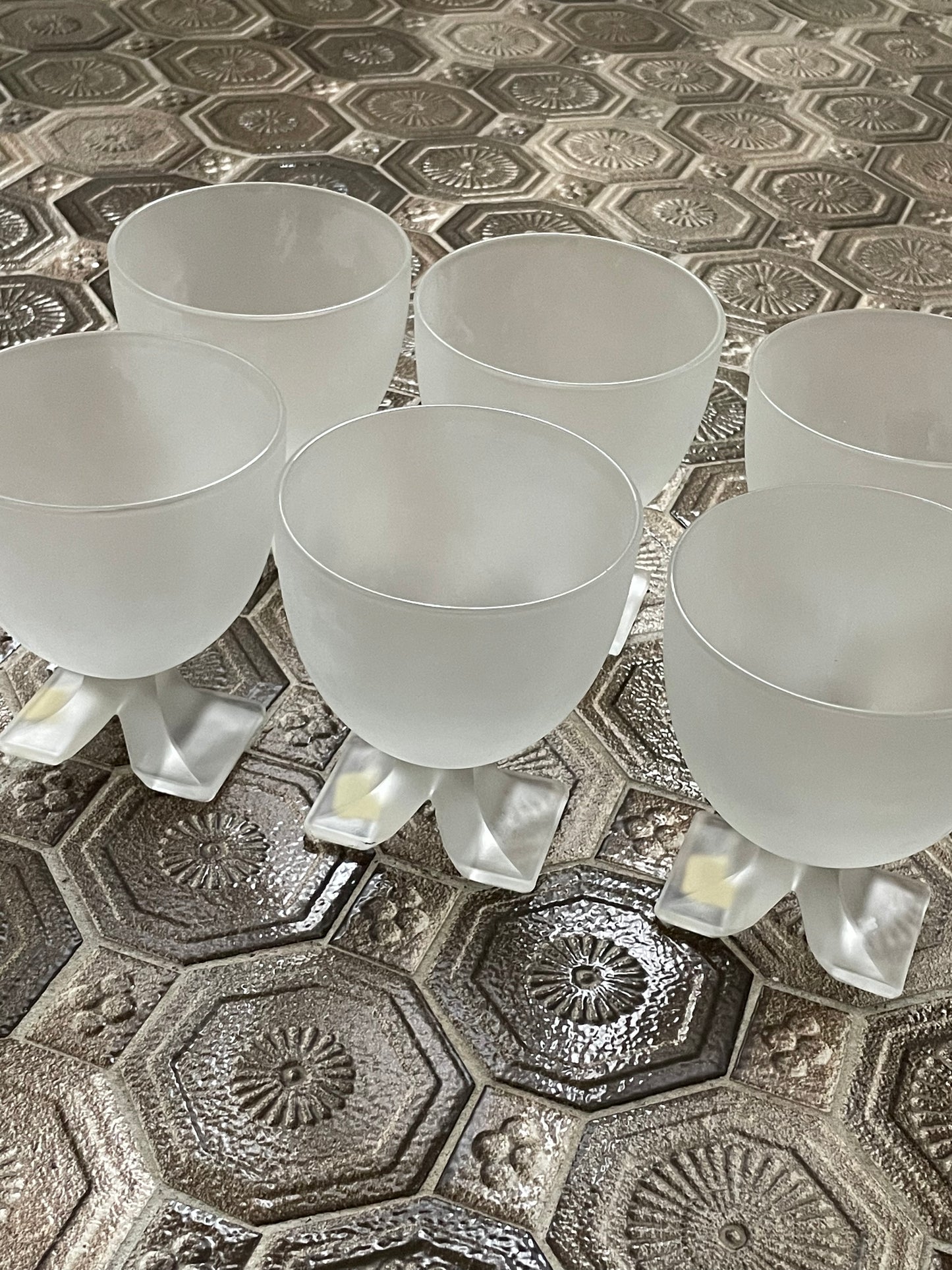 Italian Cristallin Glasses (set of 6)