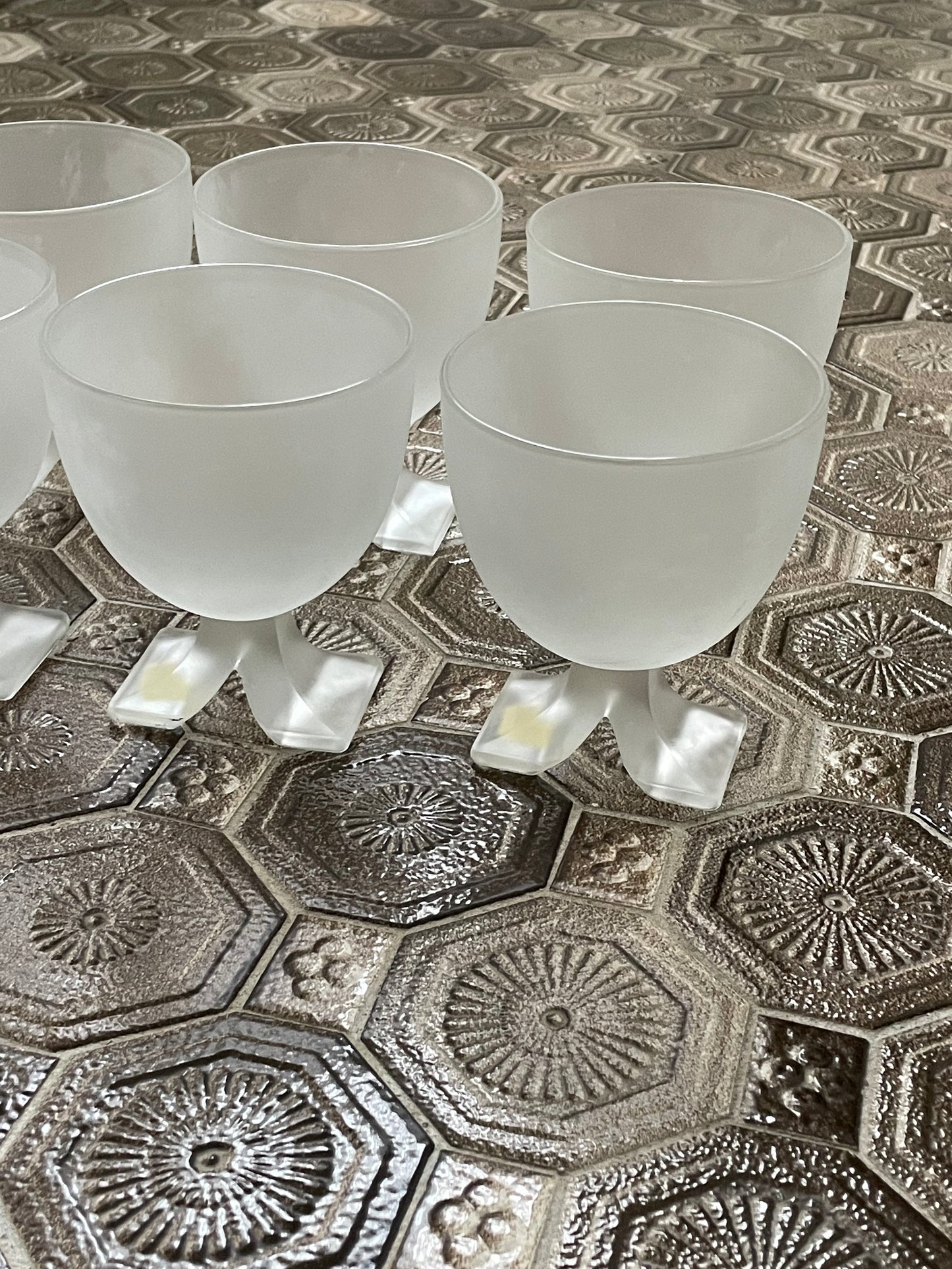 Italian Cristallin Glasses (set of 6)