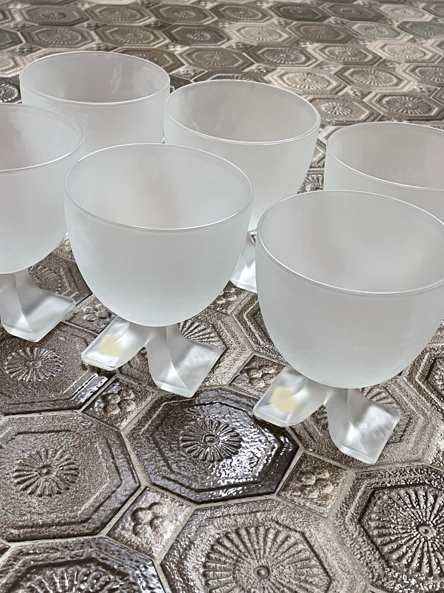 Italian Cristallin Glasses (set of 6)