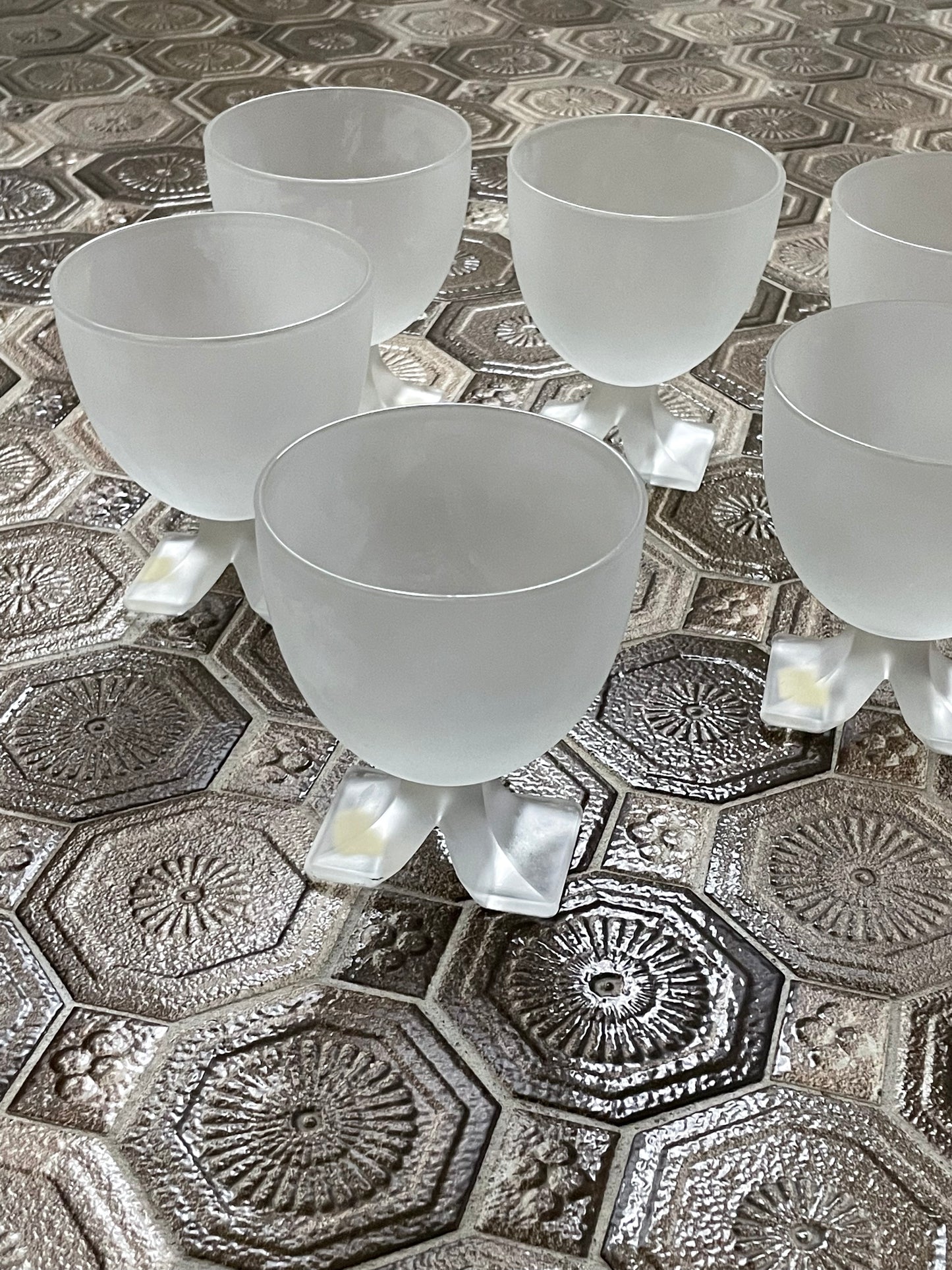 Italian Cristallin Glasses (set of 6)