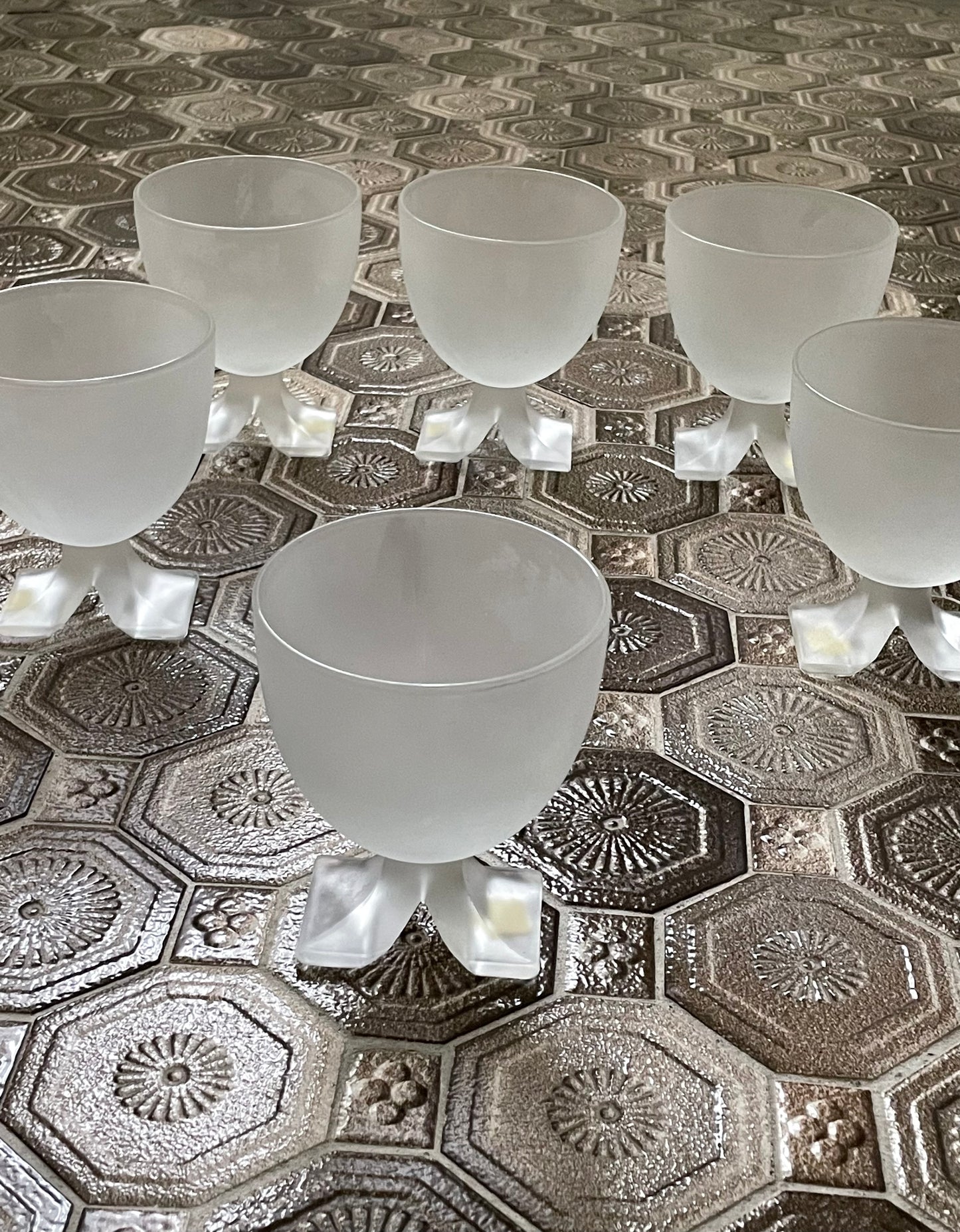 Italian Cristallin Glasses (set of 6)