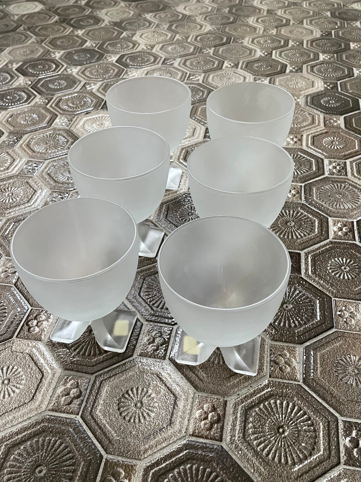 Italian Cristallin Glasses (set of 6)