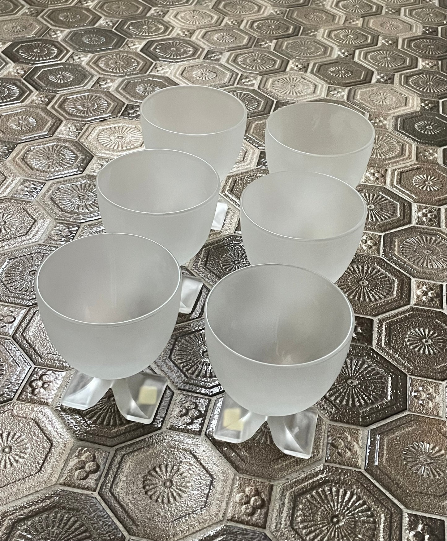 Italian Cristallin Glasses (set of 6)