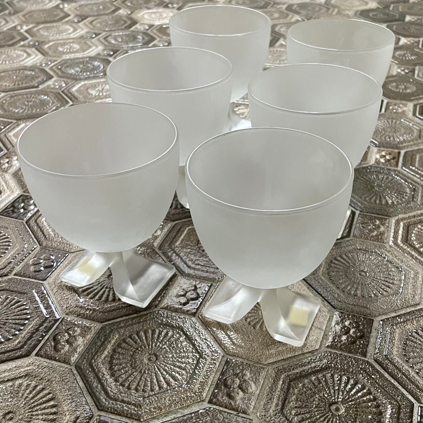 Italian Cristallin Glasses (set of 6)
