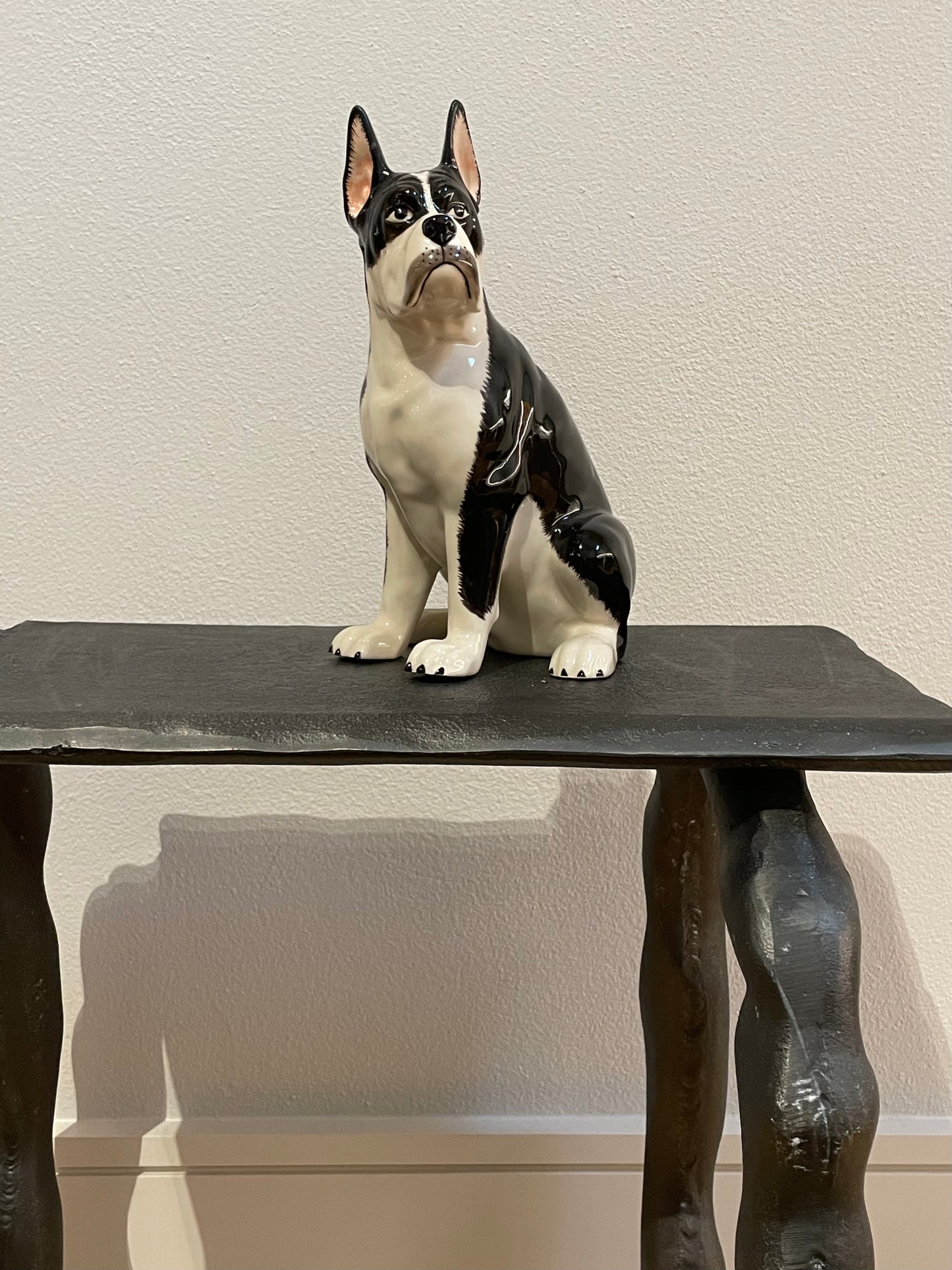 Ceramic 'Boxer' Dog Sculpture